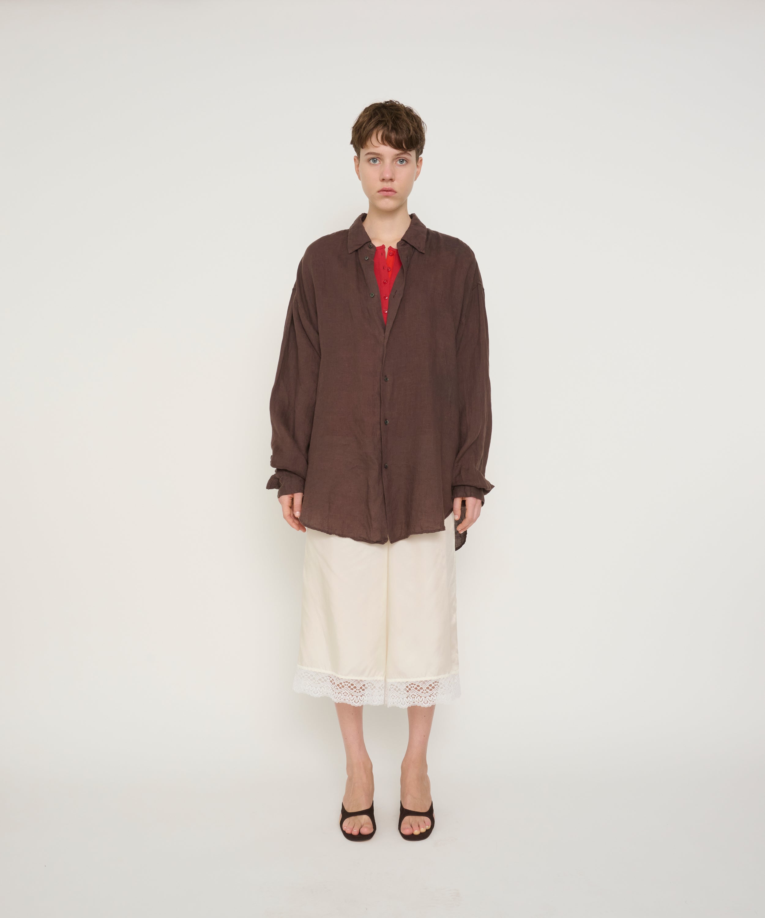 CUPRO LACE HEM CULOTTE