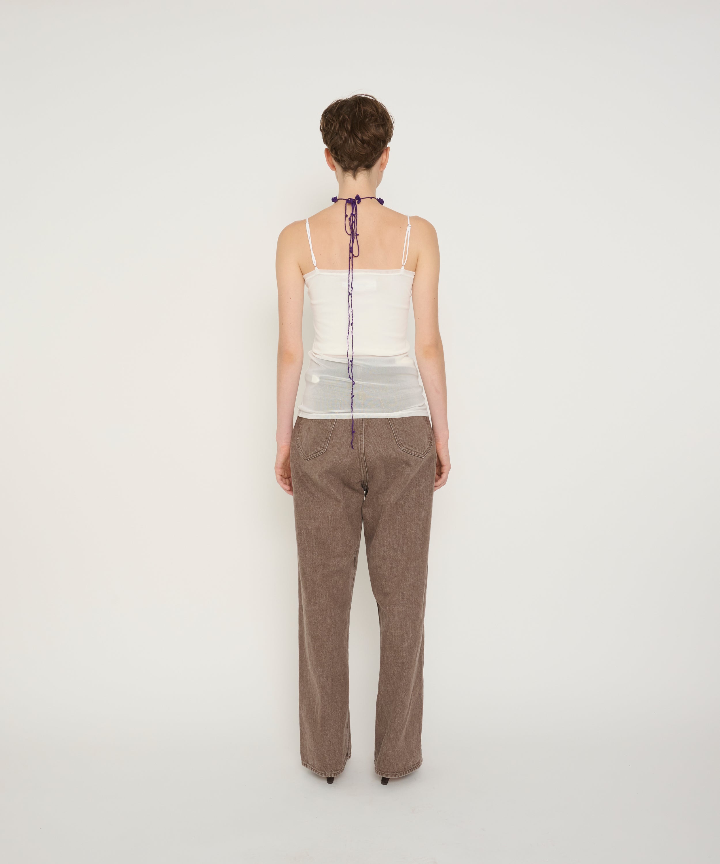 COTTON TULLE CAMISOLE