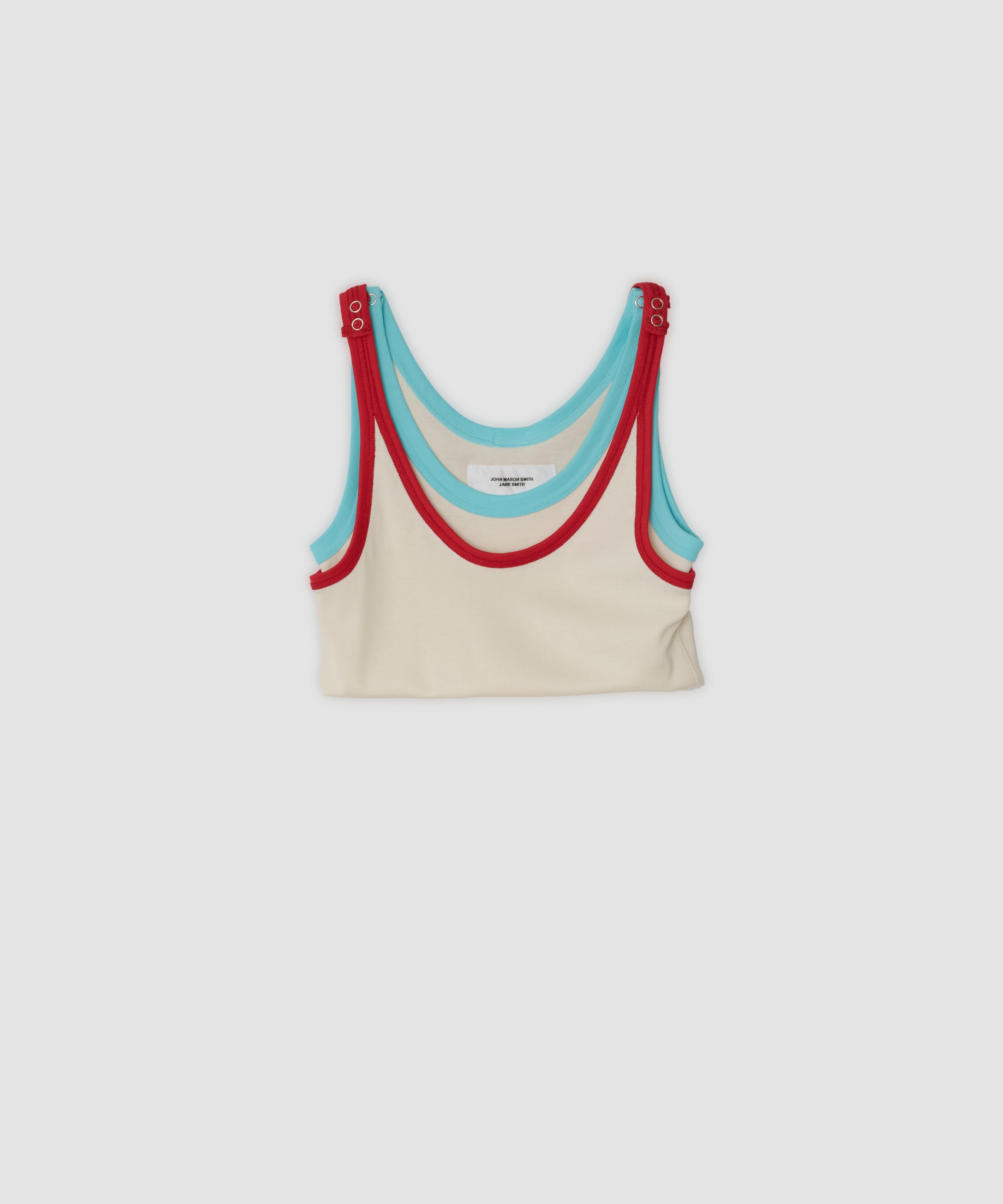 COTTON RIB UP AND DOWN TANK TOP