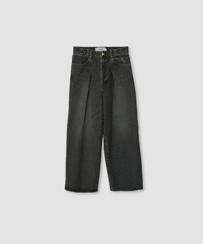 14.5oz DENIM IN TUCK COMFORT TAPERED PANTS