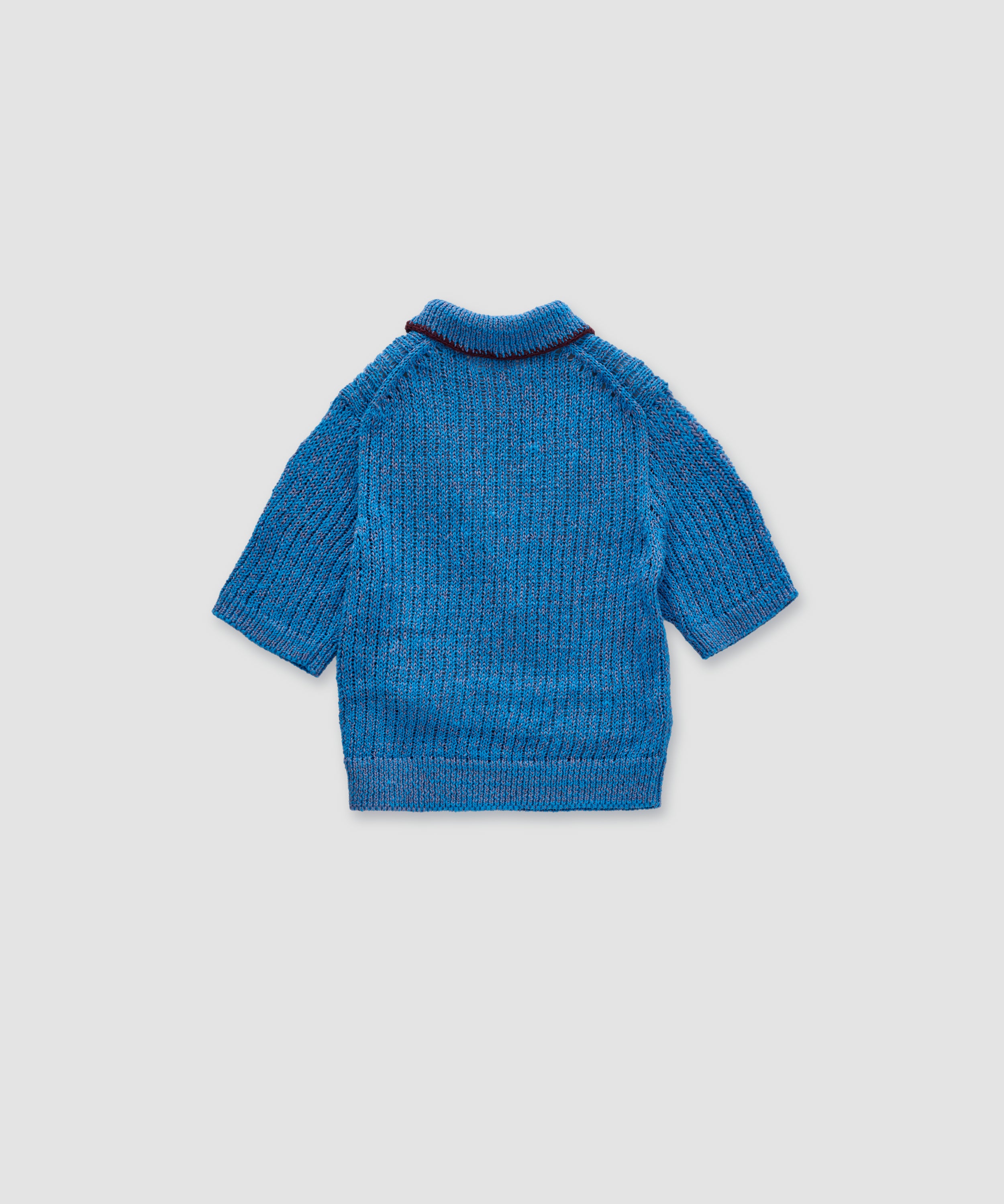 3G KNIT HALF ZIP POLO SHIRT SOLID