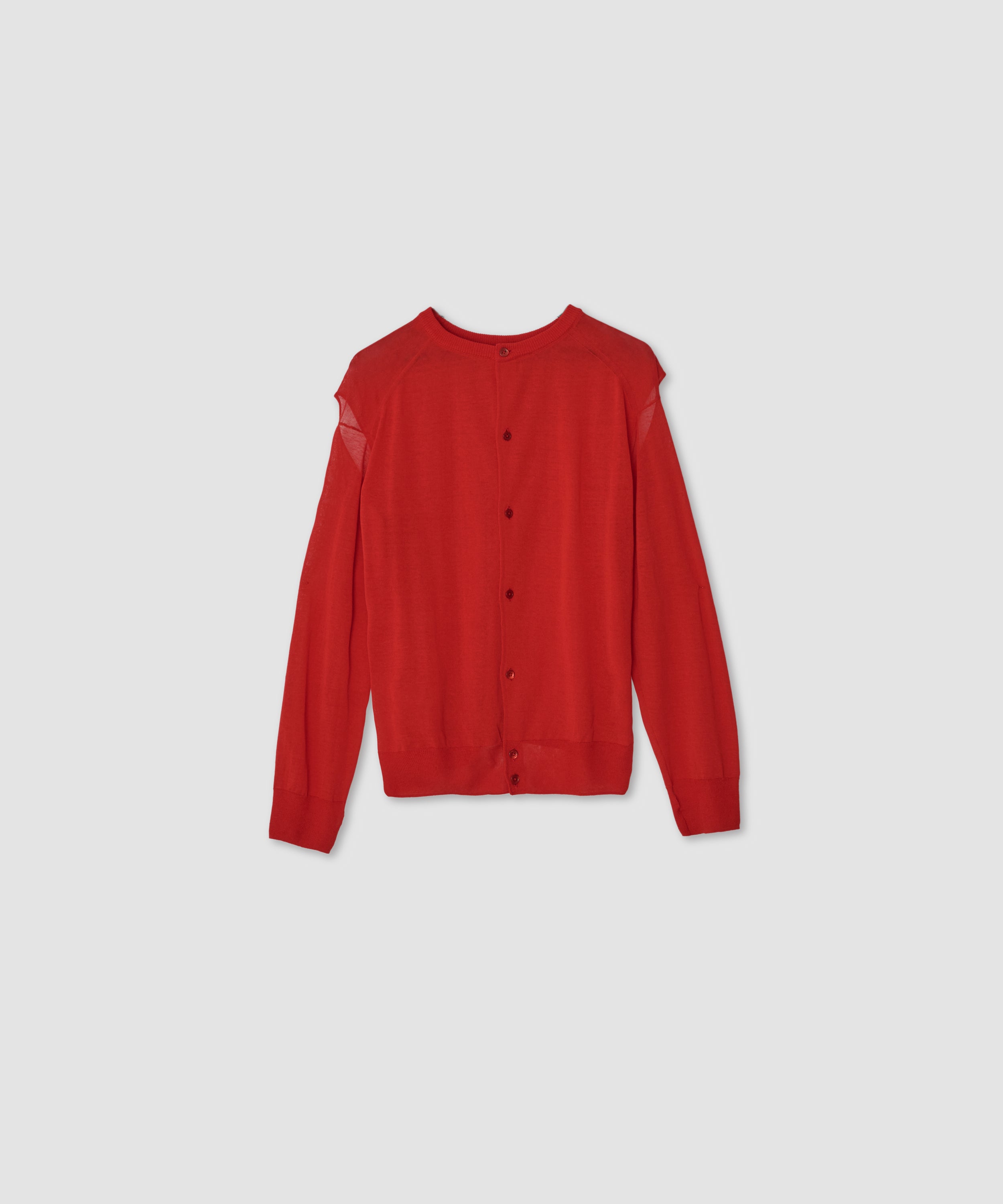 16G COTTON POLYESTER LINEN FRONT AND BACK PULLOVER