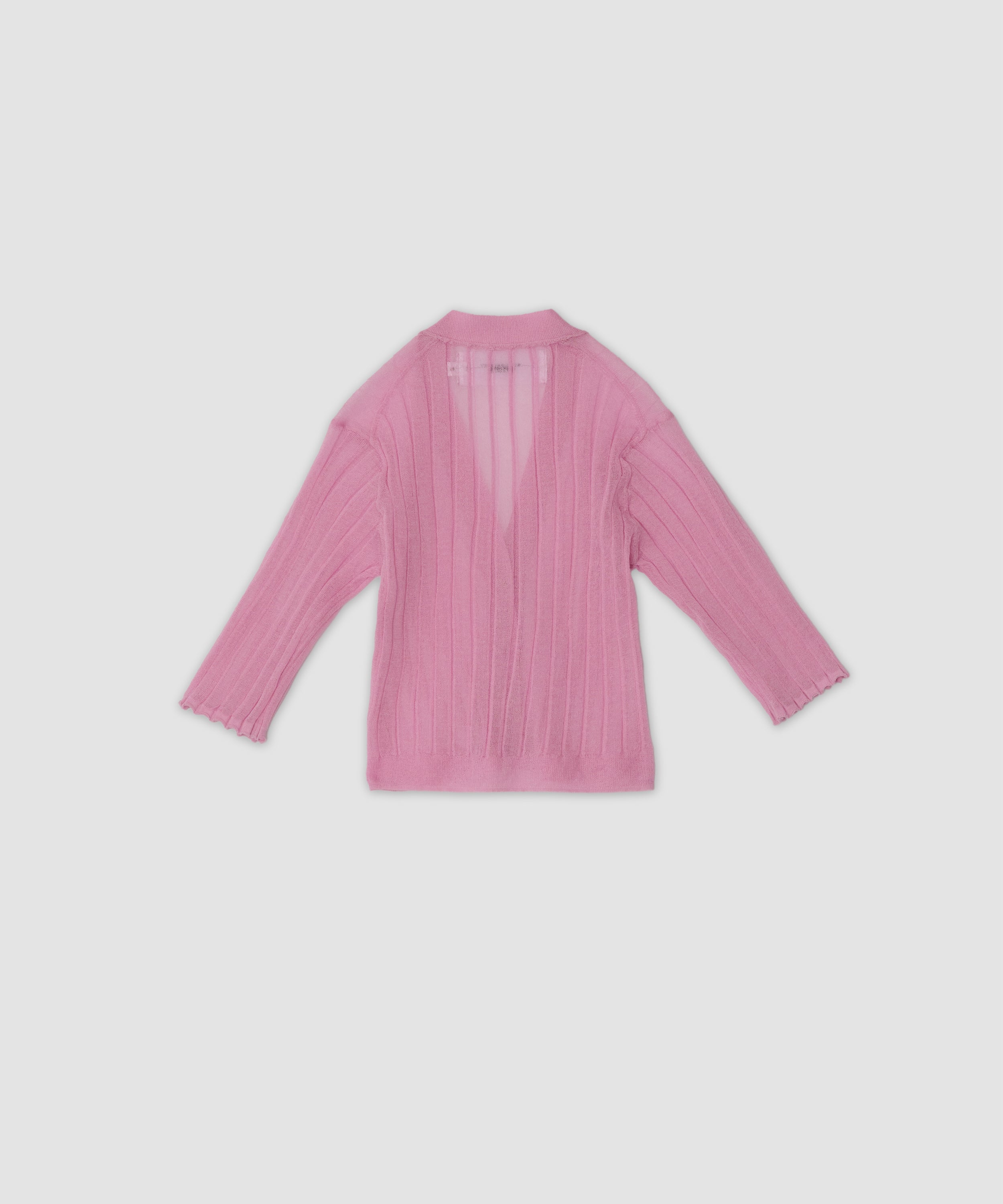 16G COTTON POLYESTER SHORT CARDIGAN