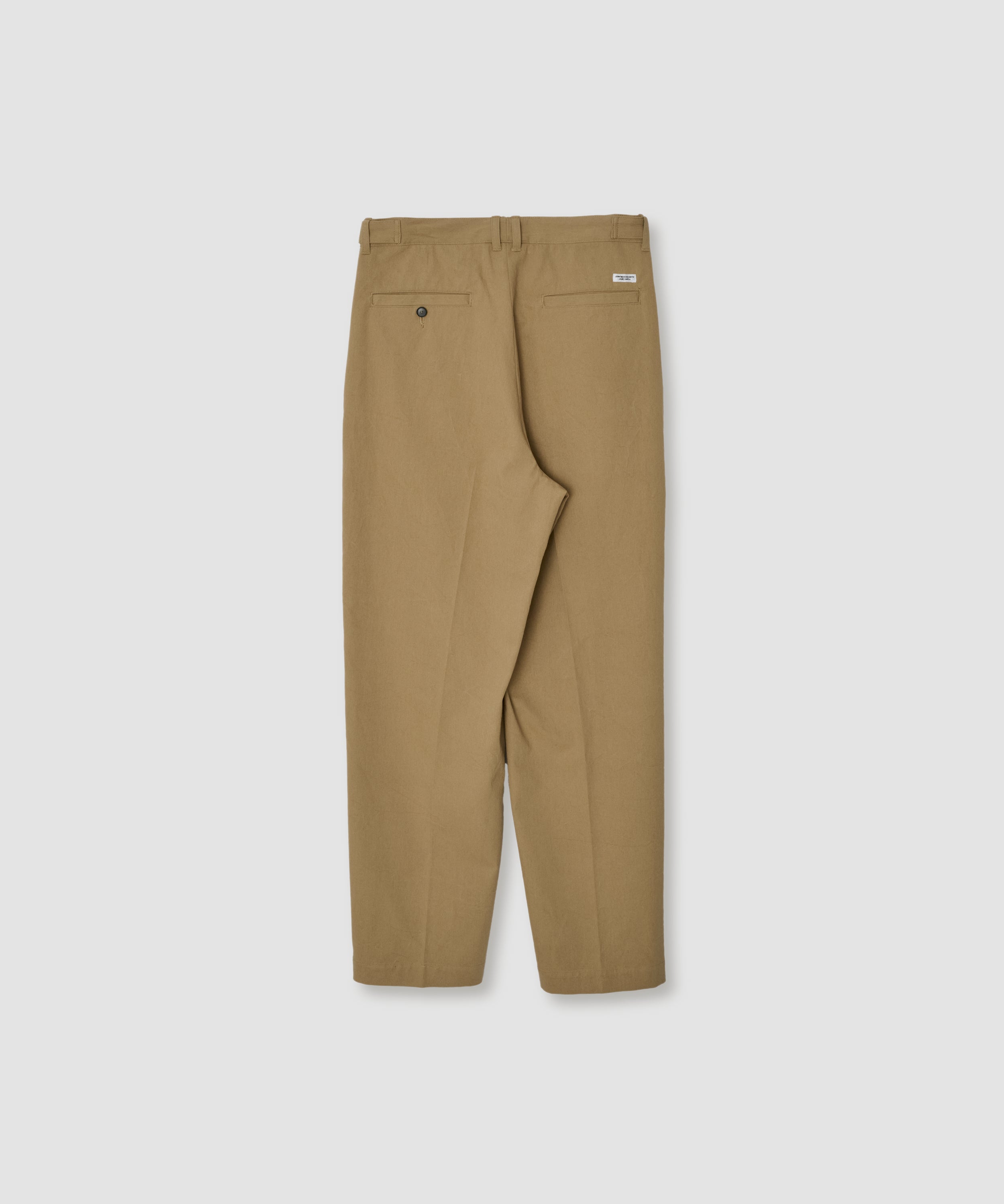 COTTON CHINO CLOTH WAIST ADJUSTMENT PANTS