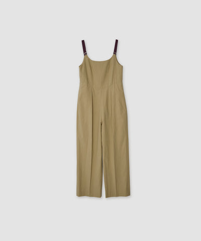 WASHED COTTON BROAD OVERALL