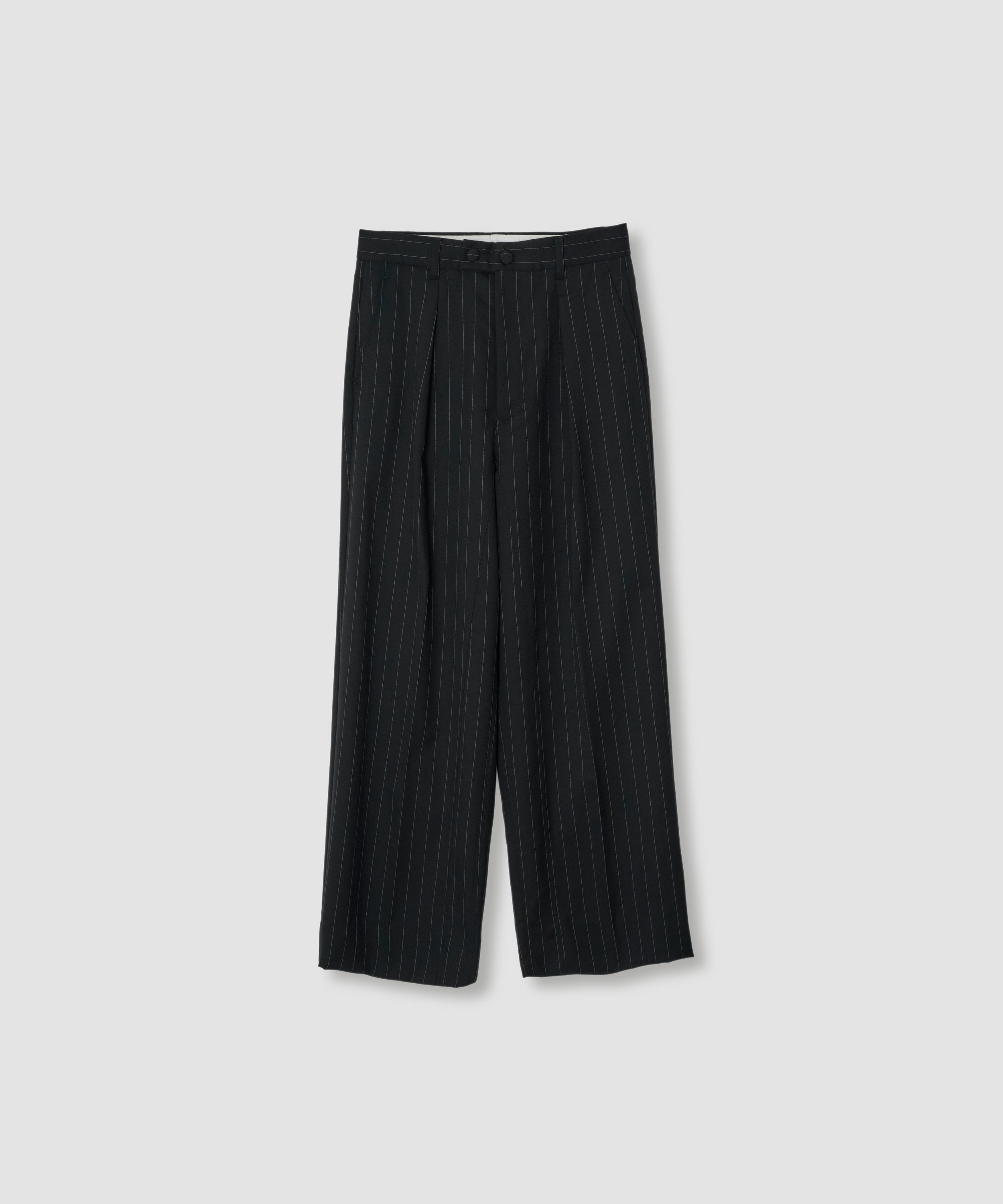 WOOL TUCK SLACKS