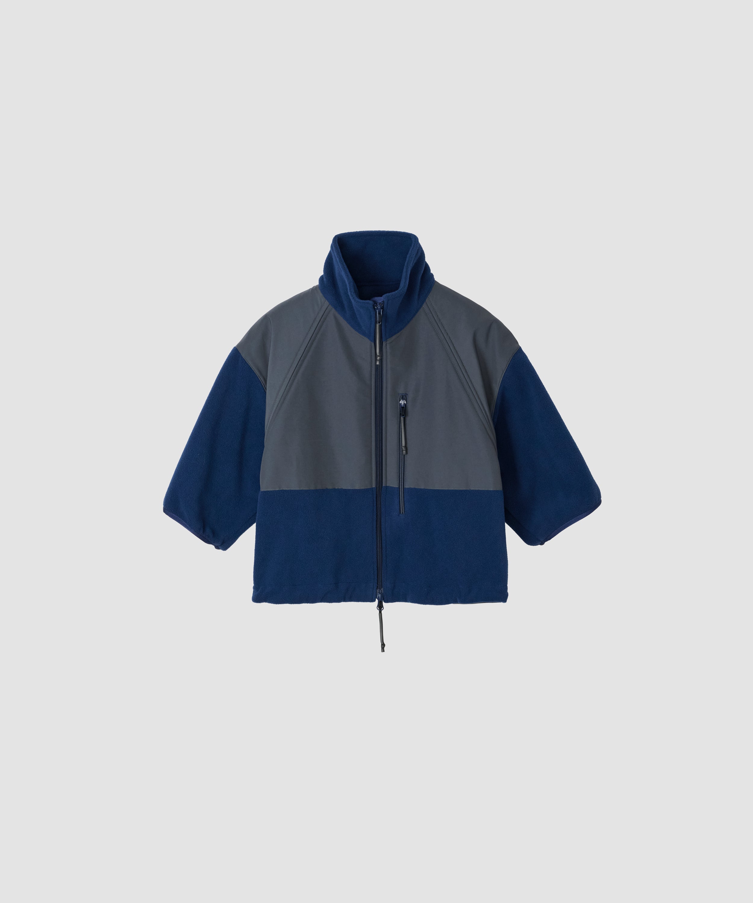 ZIP UP FLEECE SHORT SLEEVE JACKET