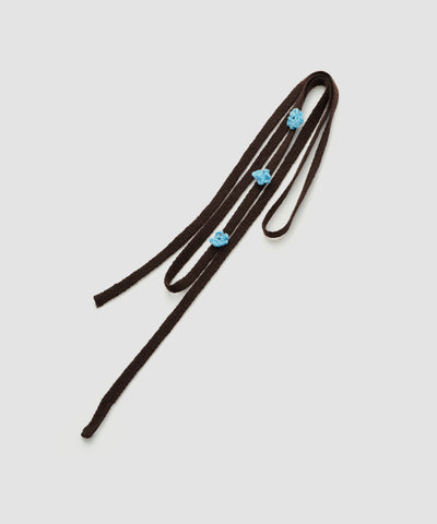 5G CASHMERE TAPE BELT HAND FLOWER