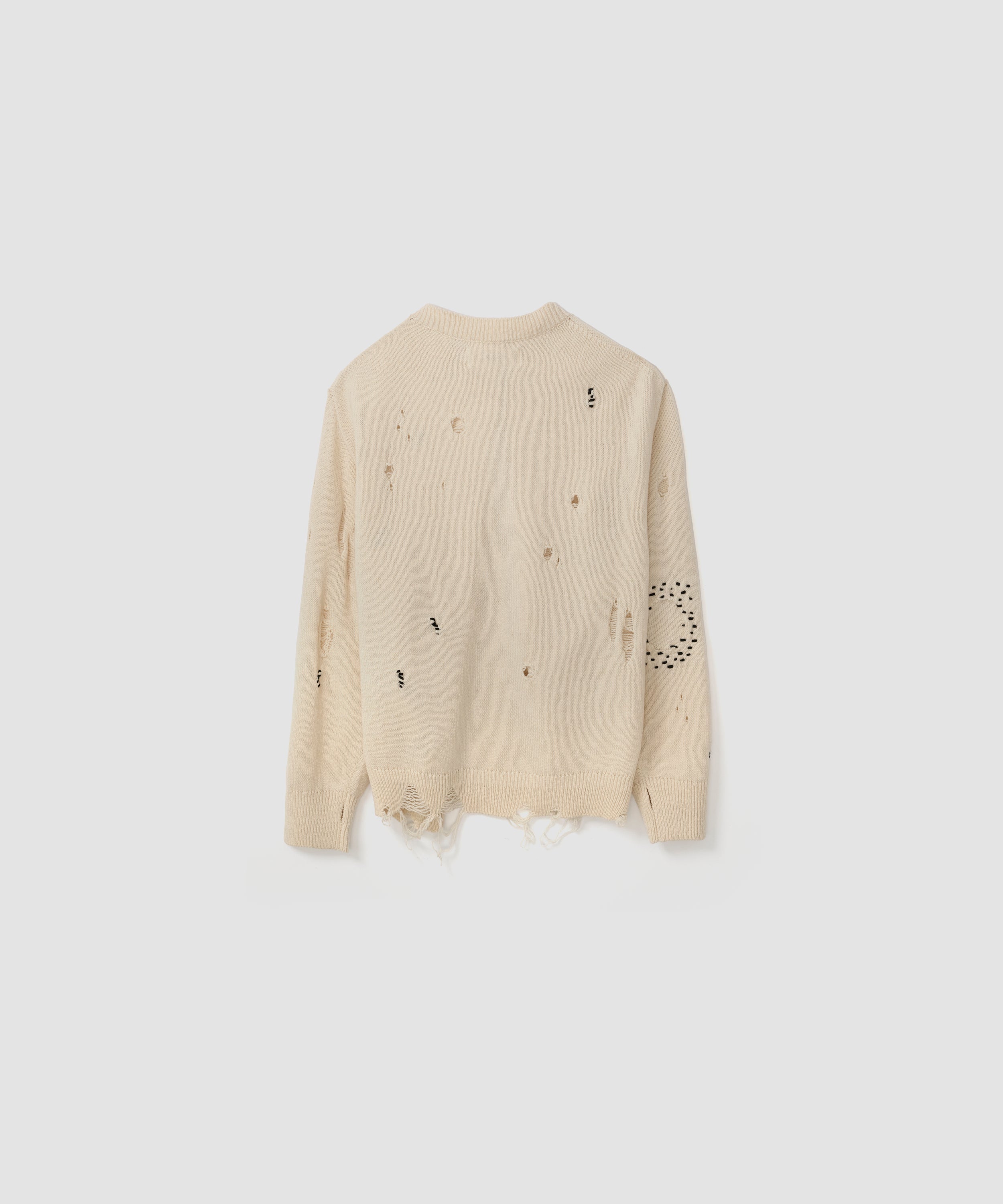 7G DAMAGE HAND REPAIR CREW KNIT
