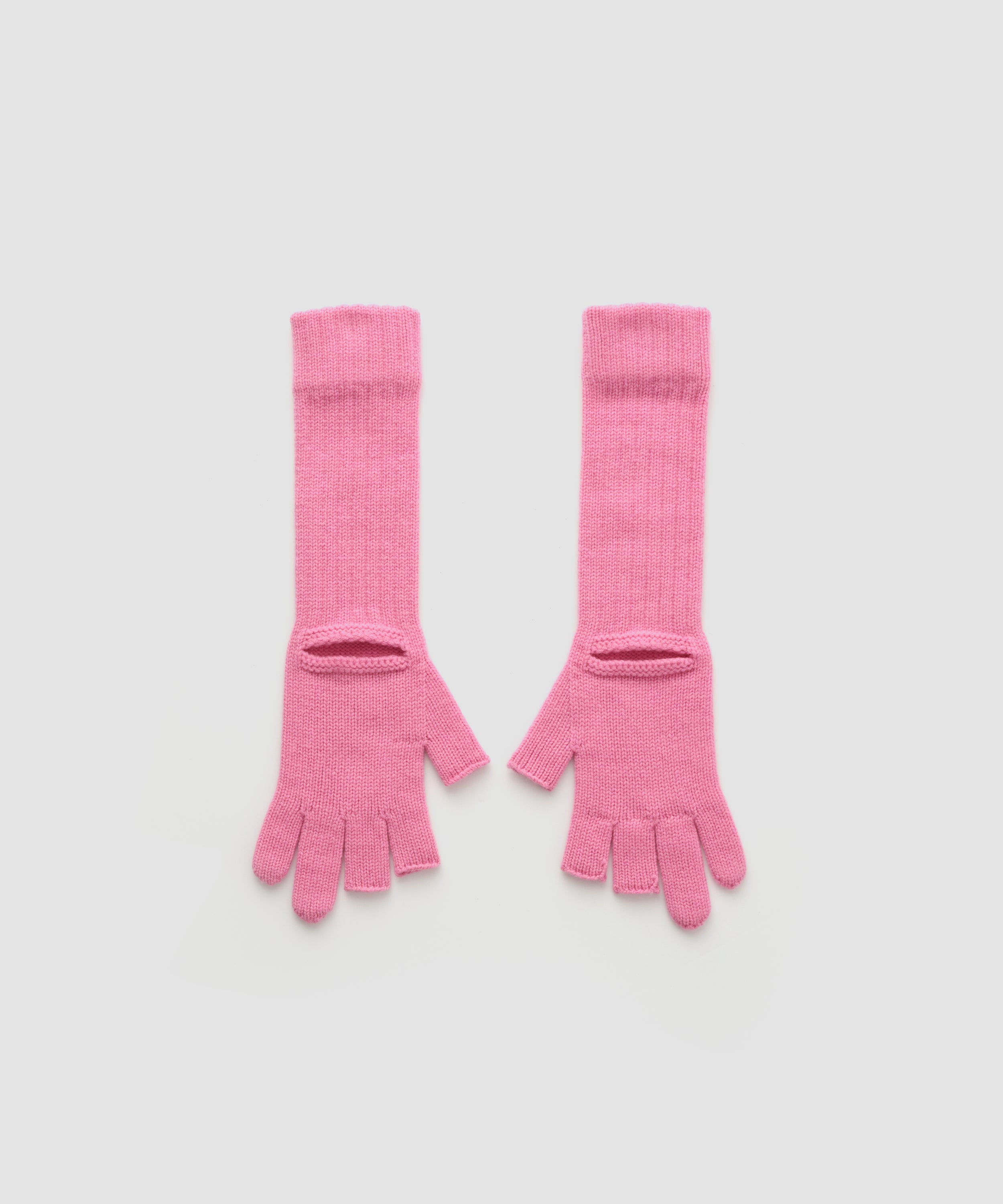 5G THREE FINGERLESS KNIT GLOVES