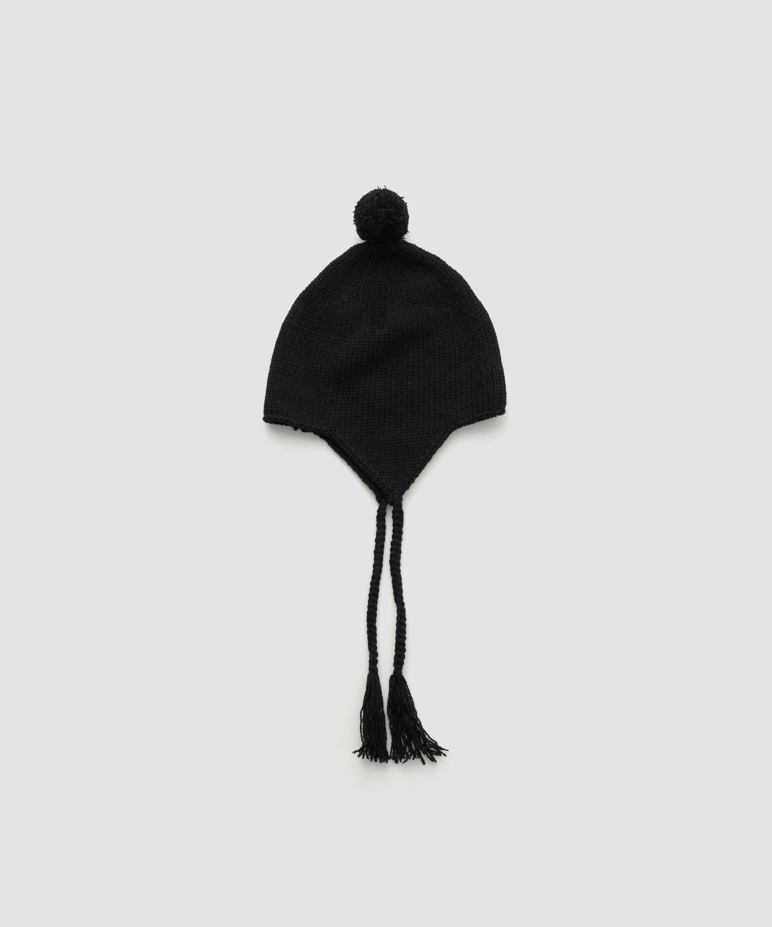 EAR FLAP KNIT BEANIE