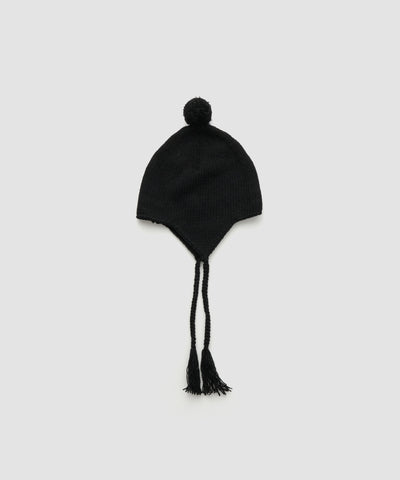 EAR FLAP KNIT BEANIE