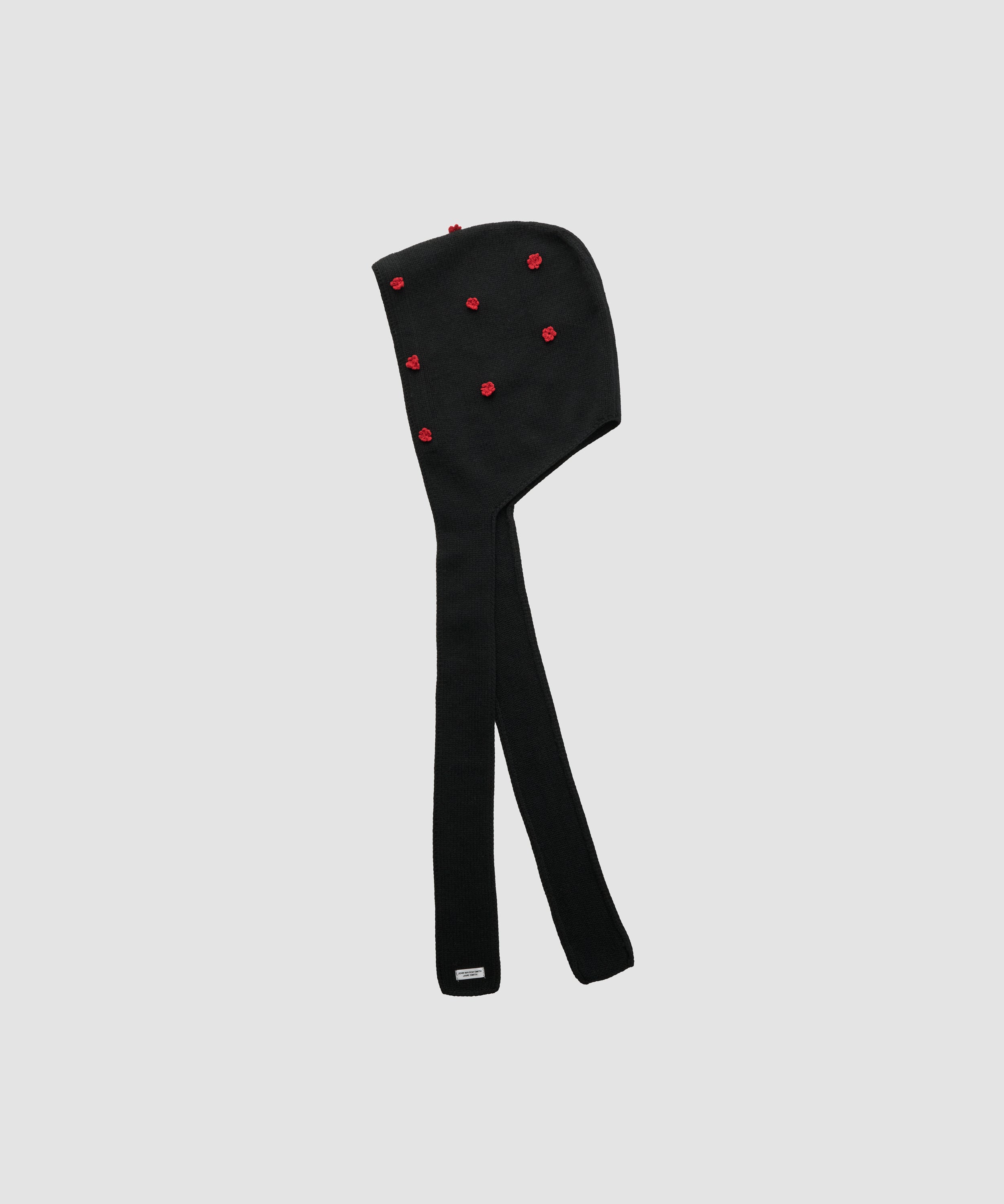 5G WOOL HOOD MUFFLER FLOWER