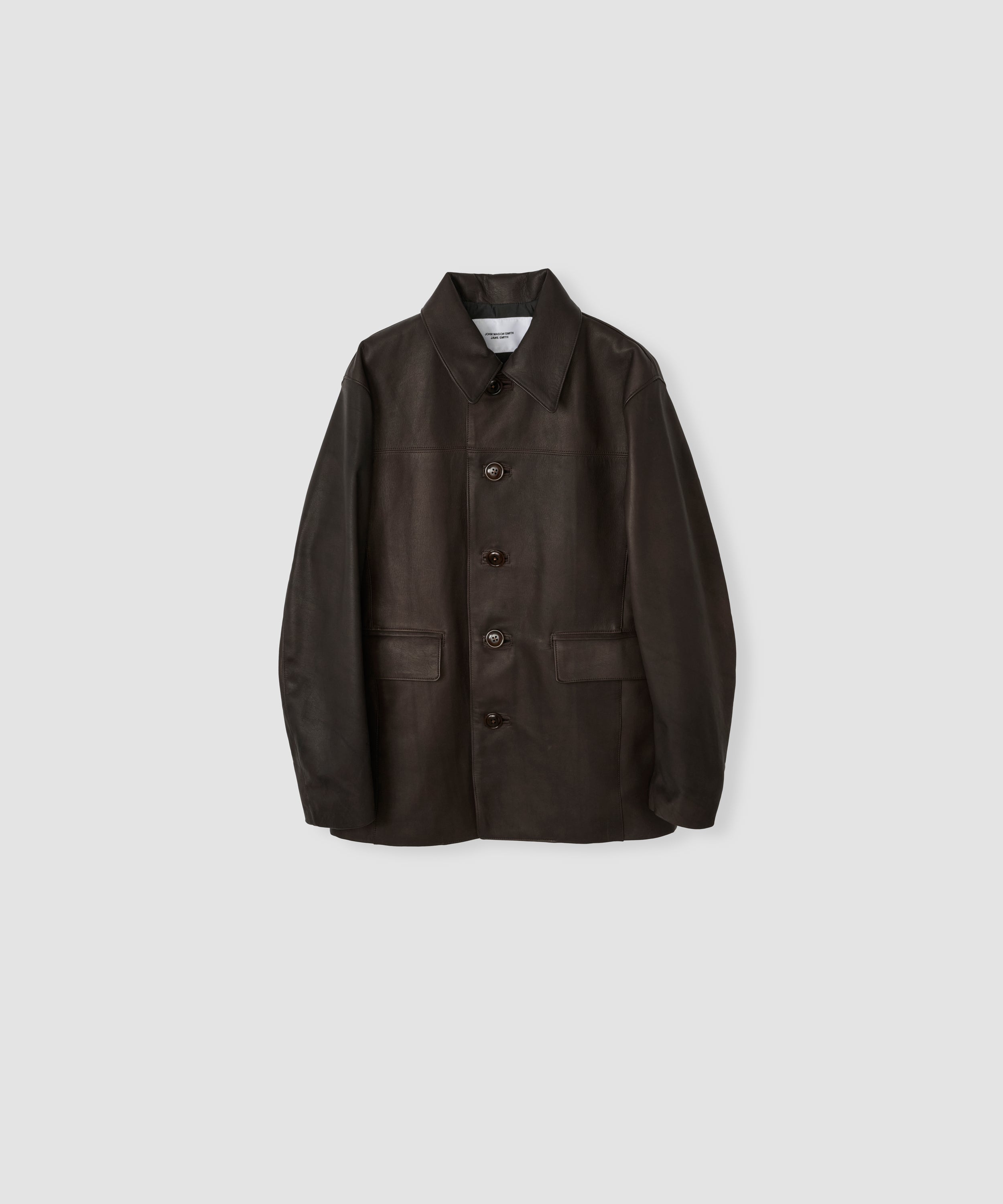 「受注販売 9/25~9/30」COW LEATHER CAR COAT