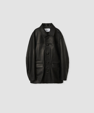 「受注販売 9/25~9/30」COW LEATHER CAR COAT
