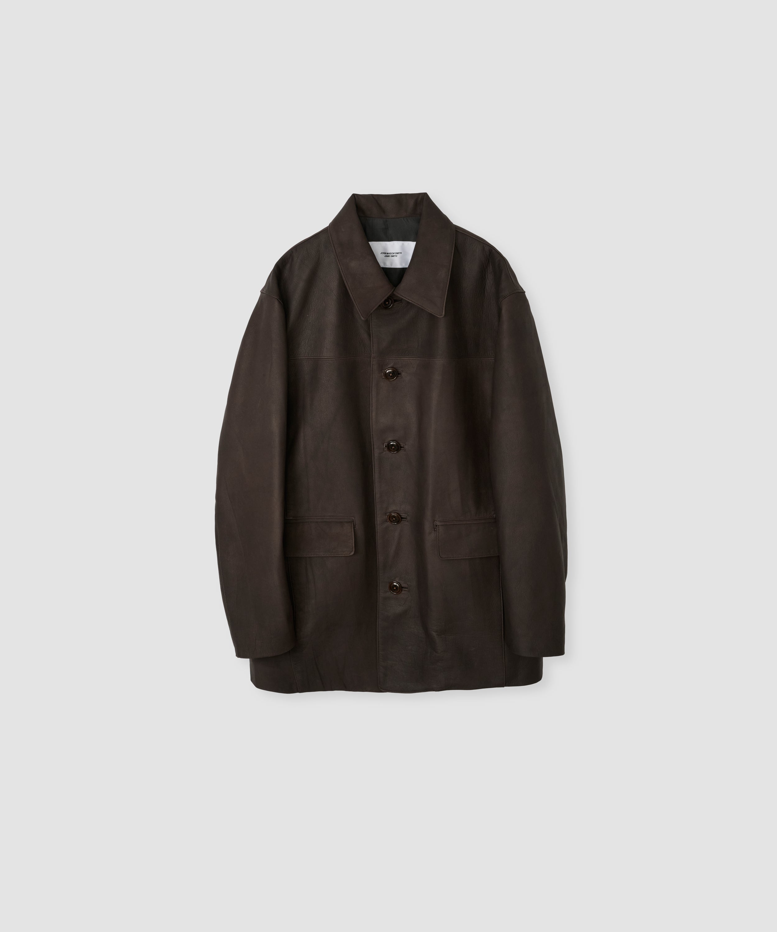 「受注販売 9/25~9/30」COW LEATHER CAR COAT