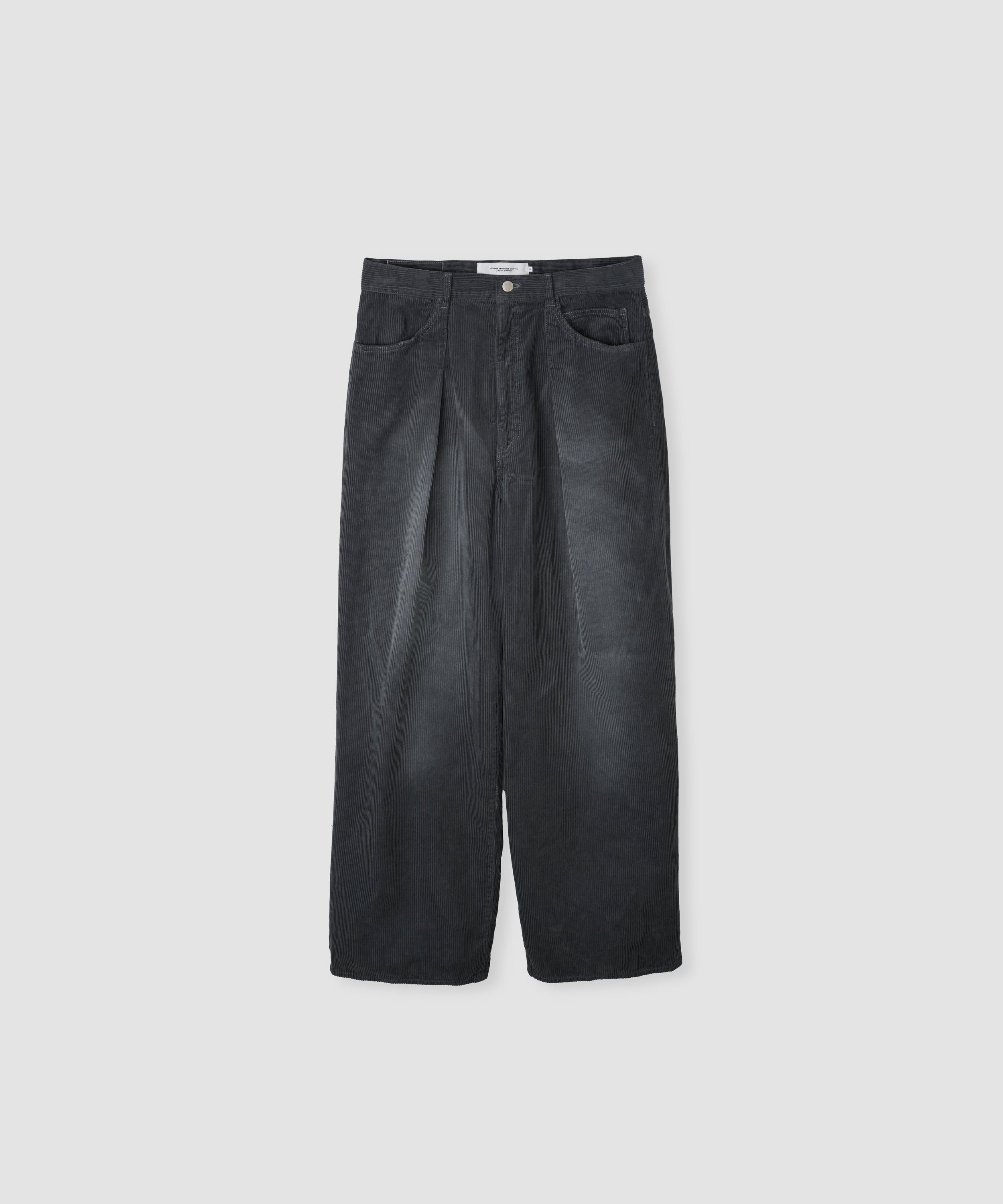 8W COTTON CORDUROY TUCK 5 POCKET PANTS