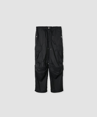 RECYCLE NYLON MICRO RIPSTOP REMOVABLE 6PK CARGO PANTS