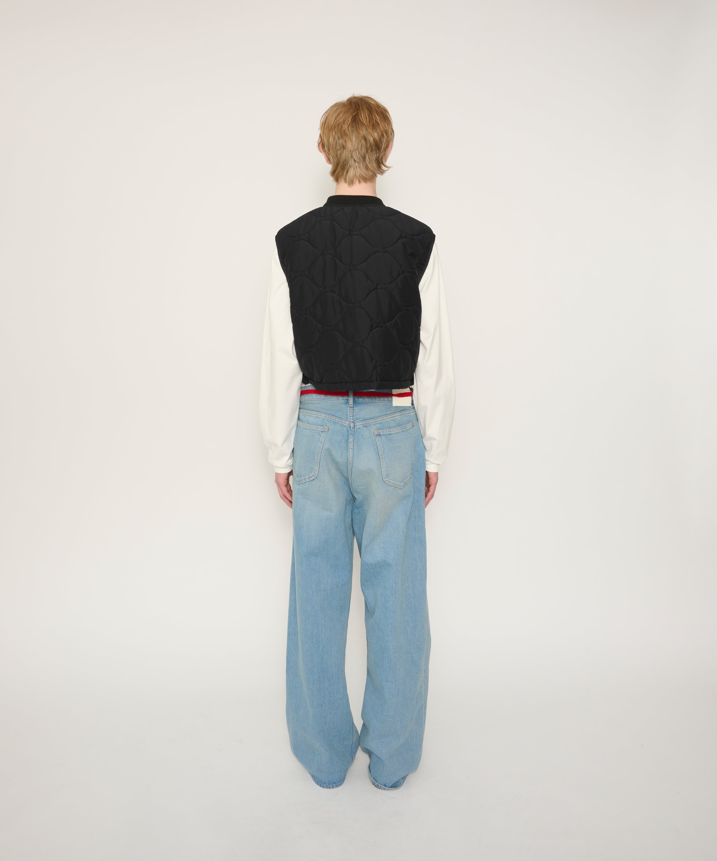 40d NYLON TAFFETA QUILTED SHORT VEST