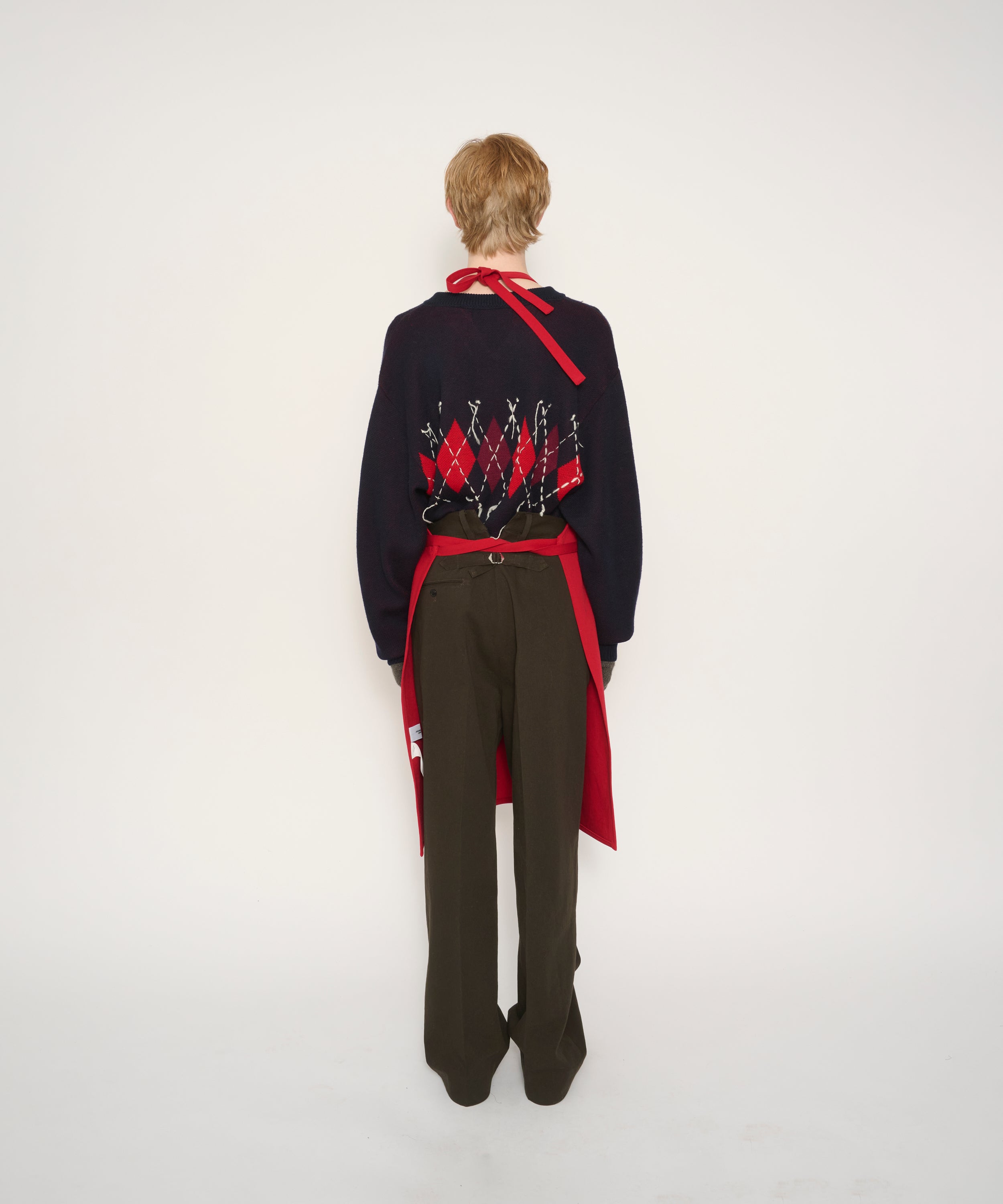 COTTON GABARDINE UTILITY APRON