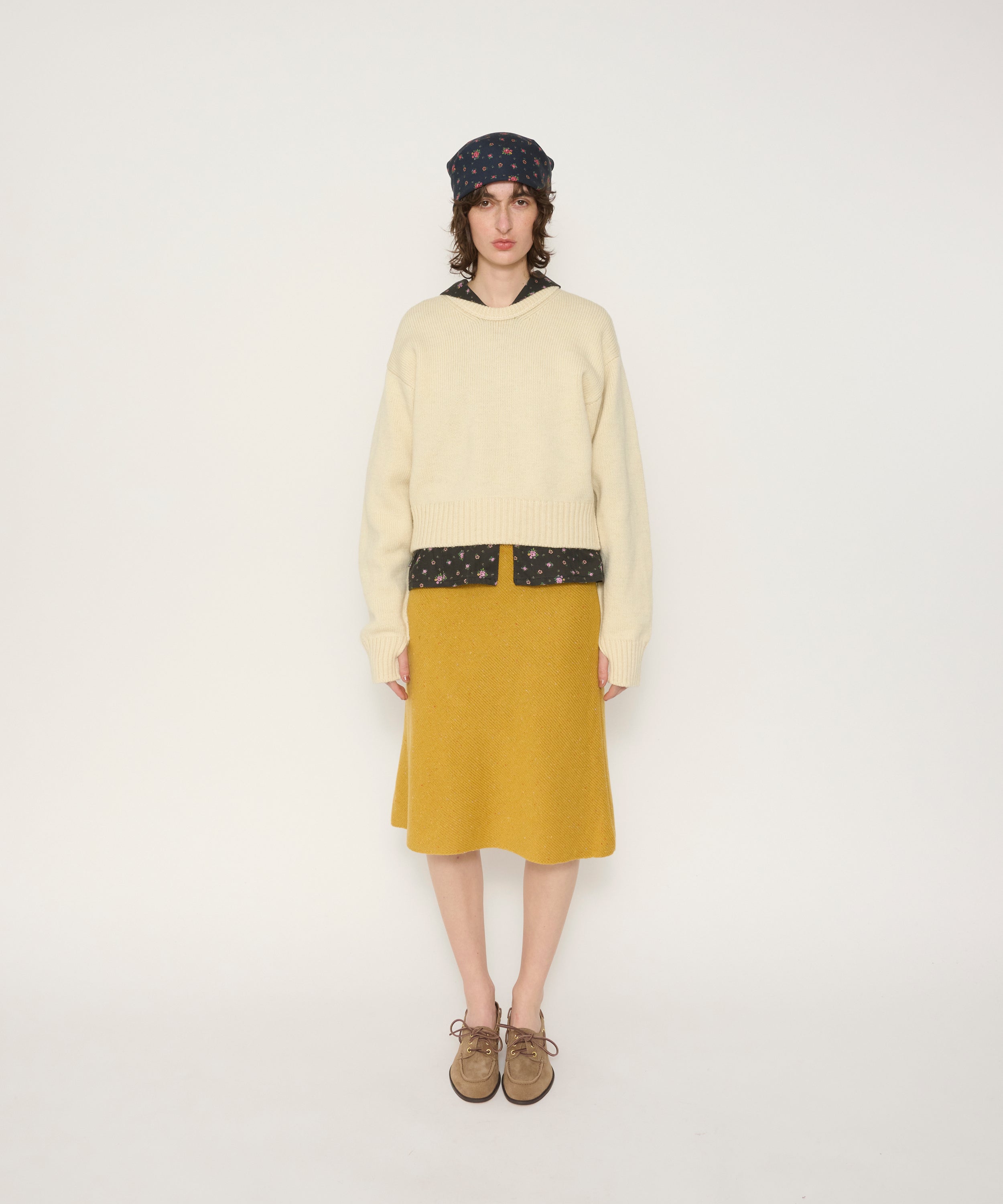 7G BIAS KNIT SKIRT