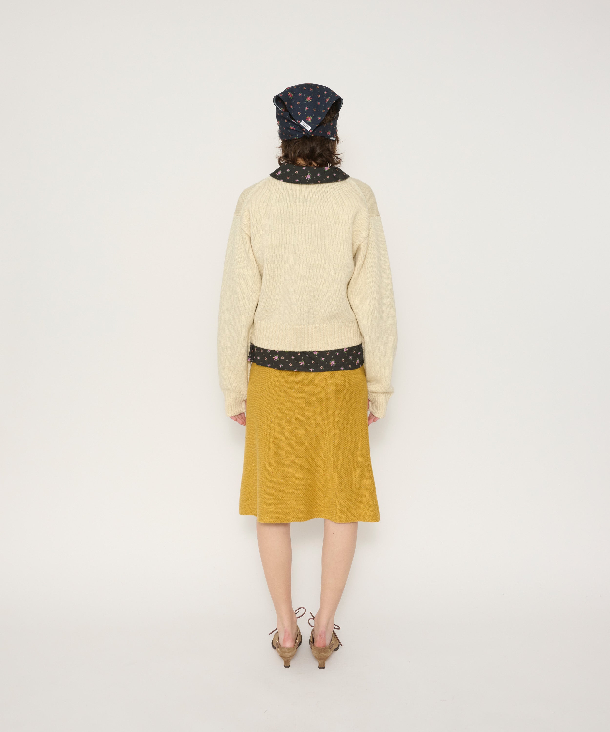 7G BIAS KNIT SKIRT
