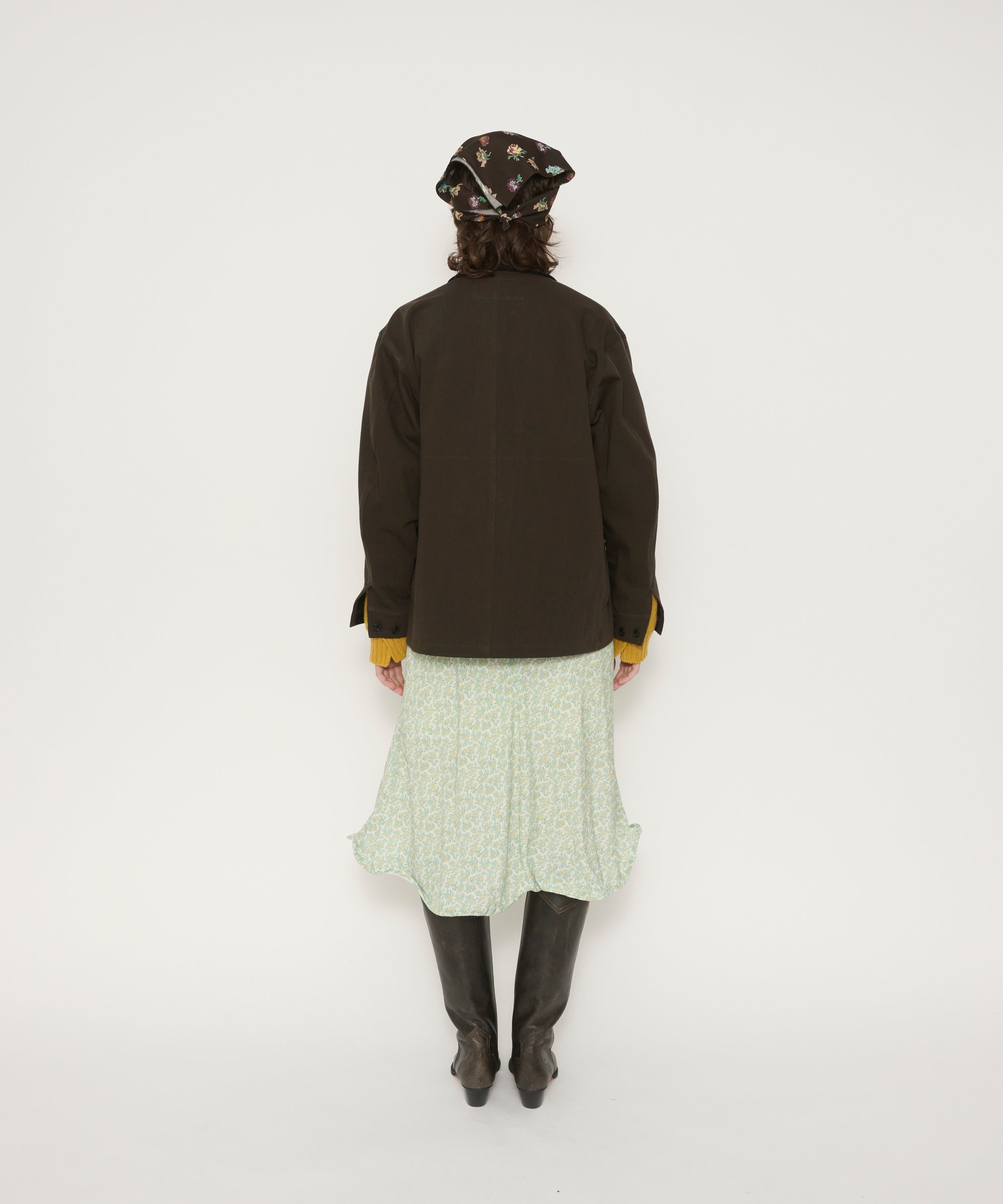 COTTON GABARDINE HUNTING JACKET