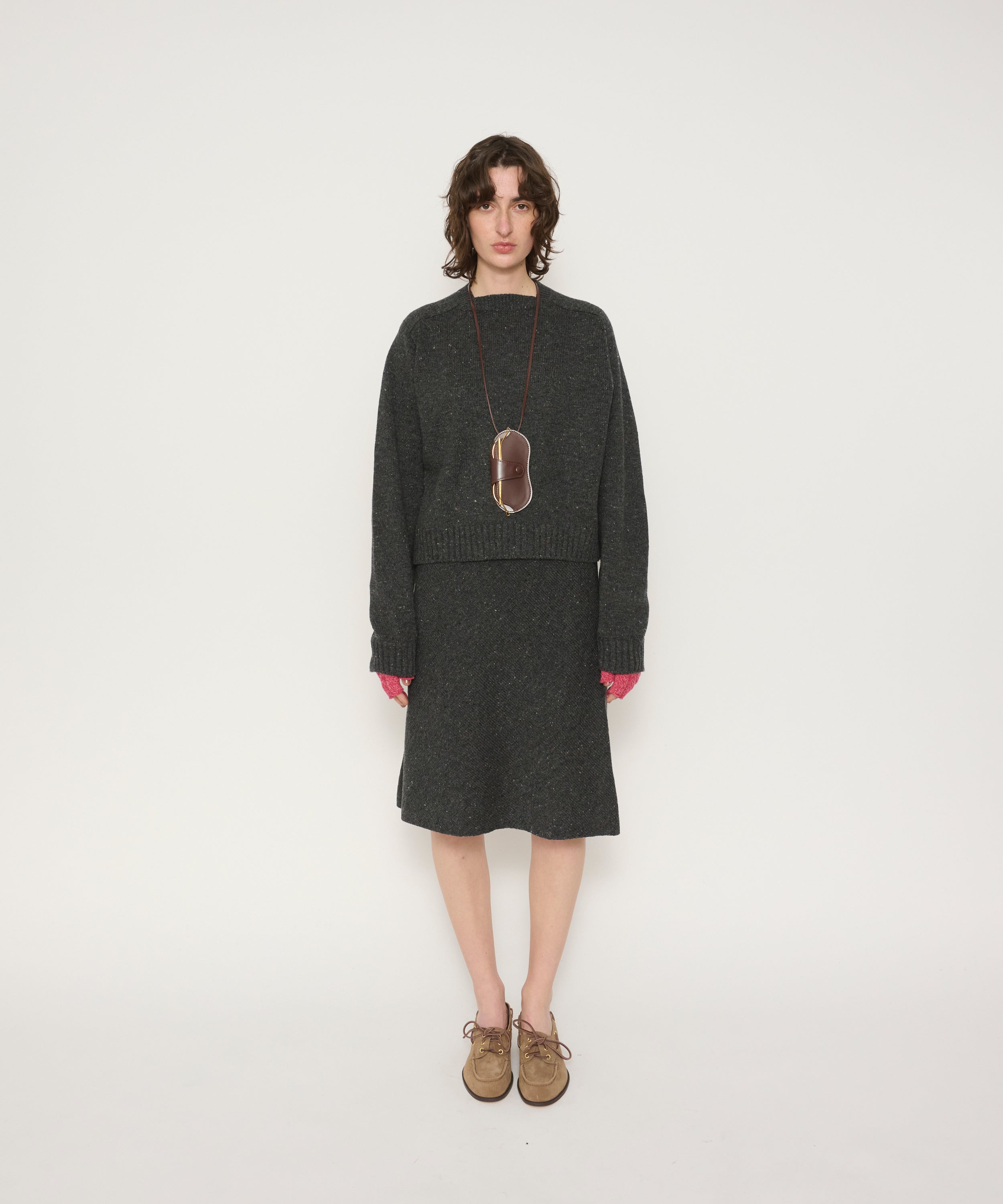 7G BIAS KNIT SKIRT