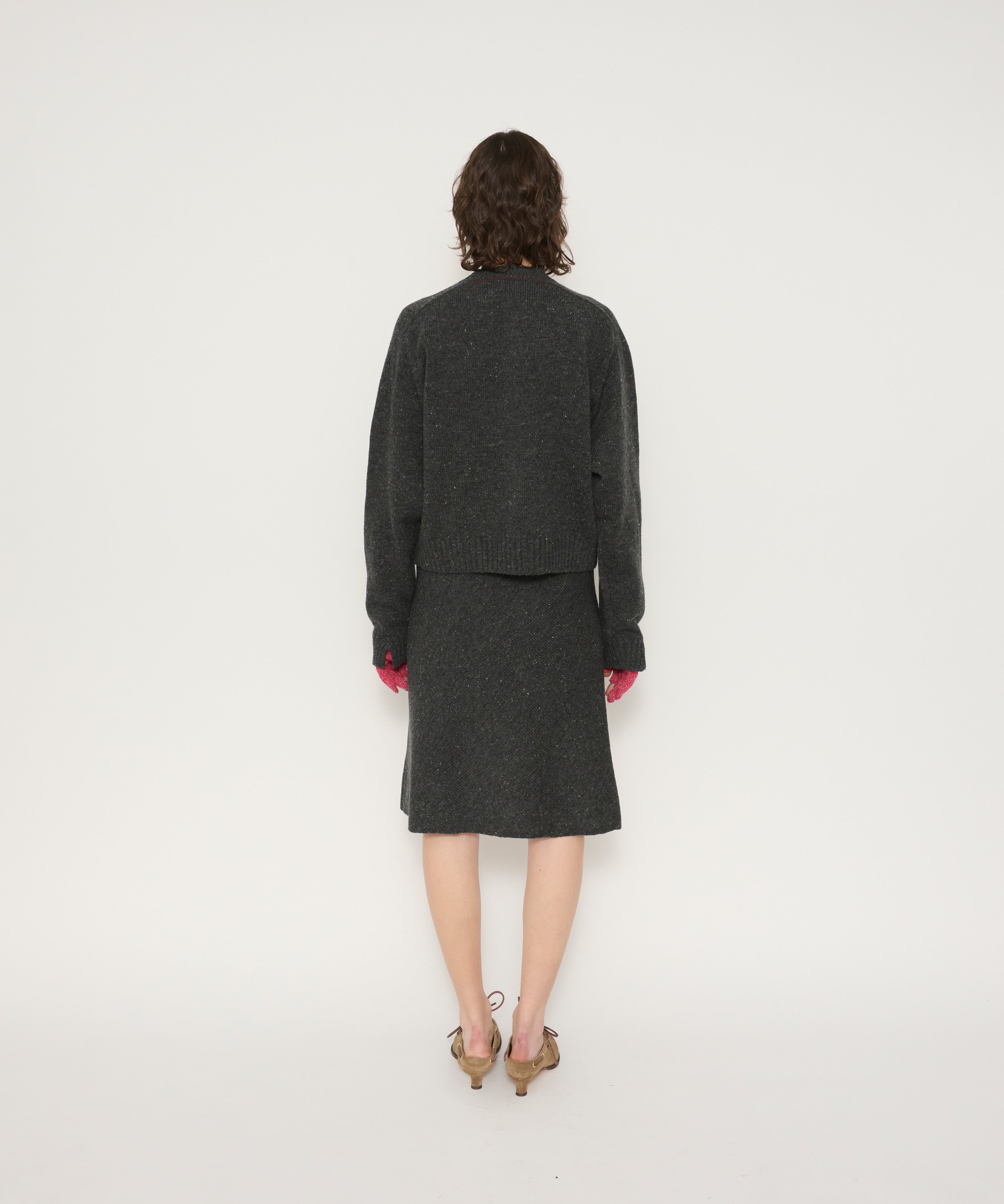 7G BIAS KNIT SKIRT