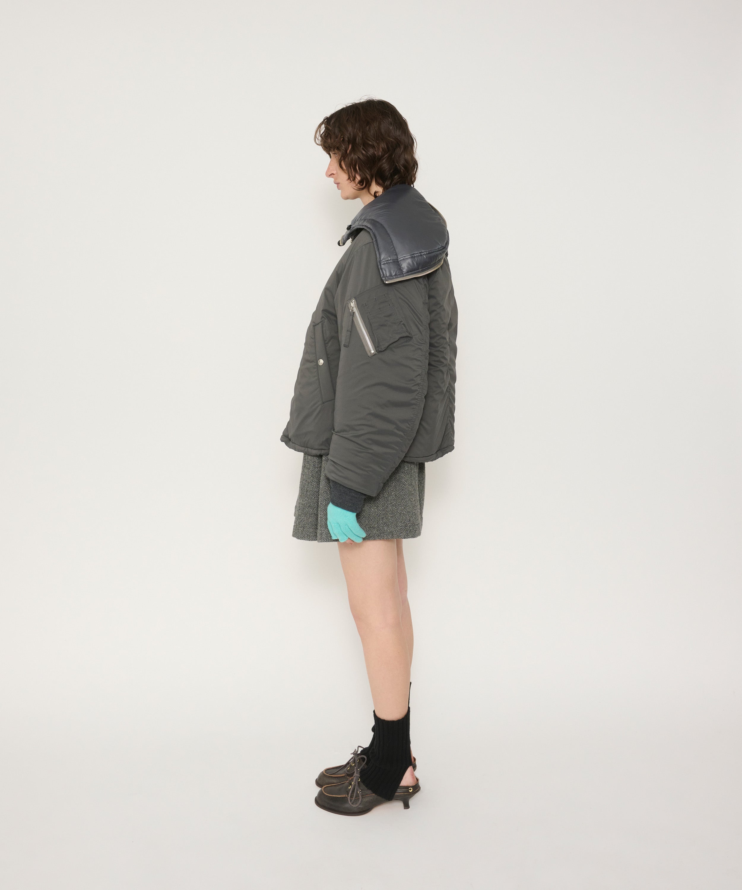 40d NYLON TAFFETA TACTICAL ZIP BLOUSON