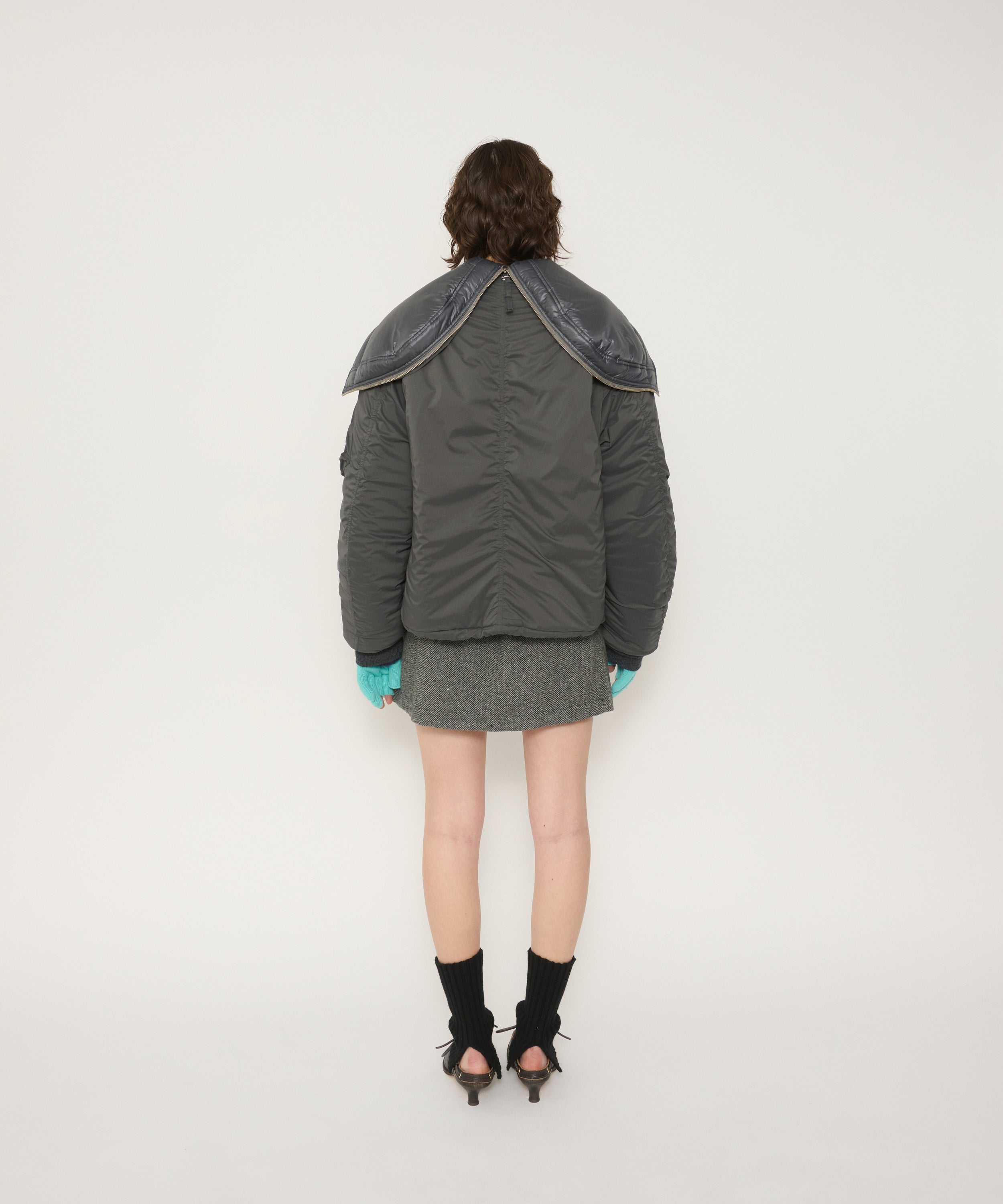 40d NYLON TAFFETA TACTICAL ZIP BLOUSON