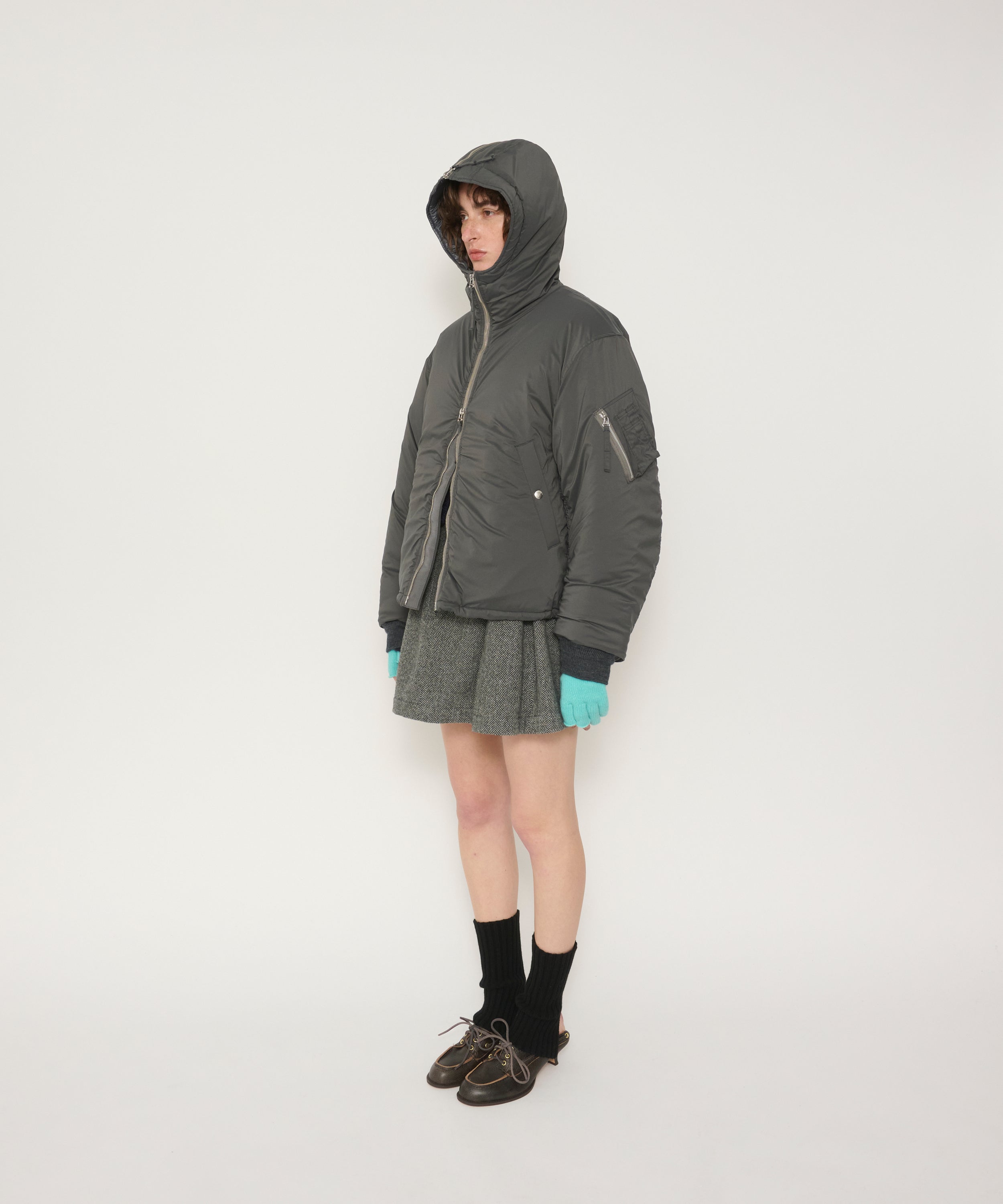 40d NYLON TAFFETA TACTICAL ZIP BLOUSON