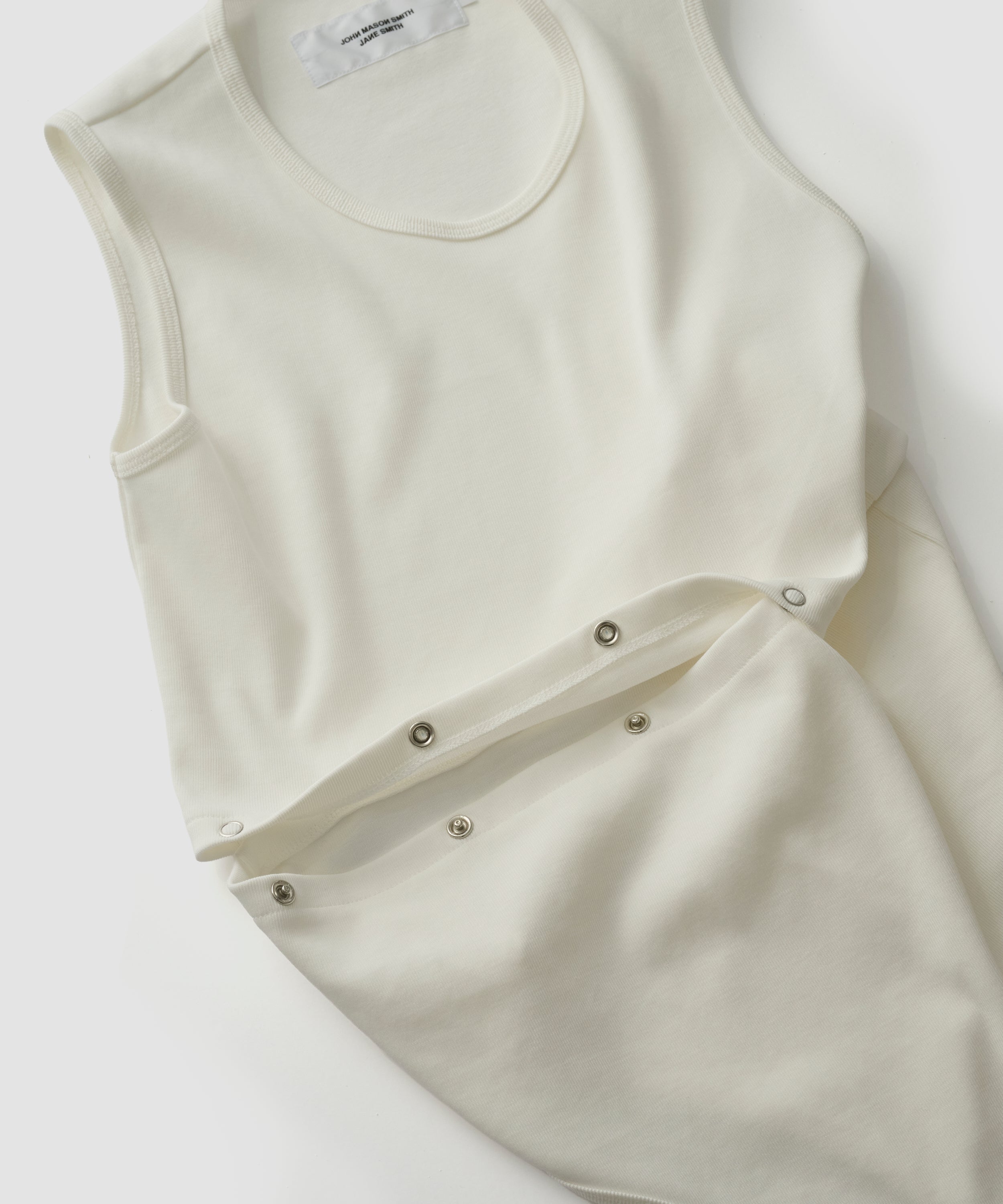 COTTON RIB SEPARATE ROMPER TANK TOP