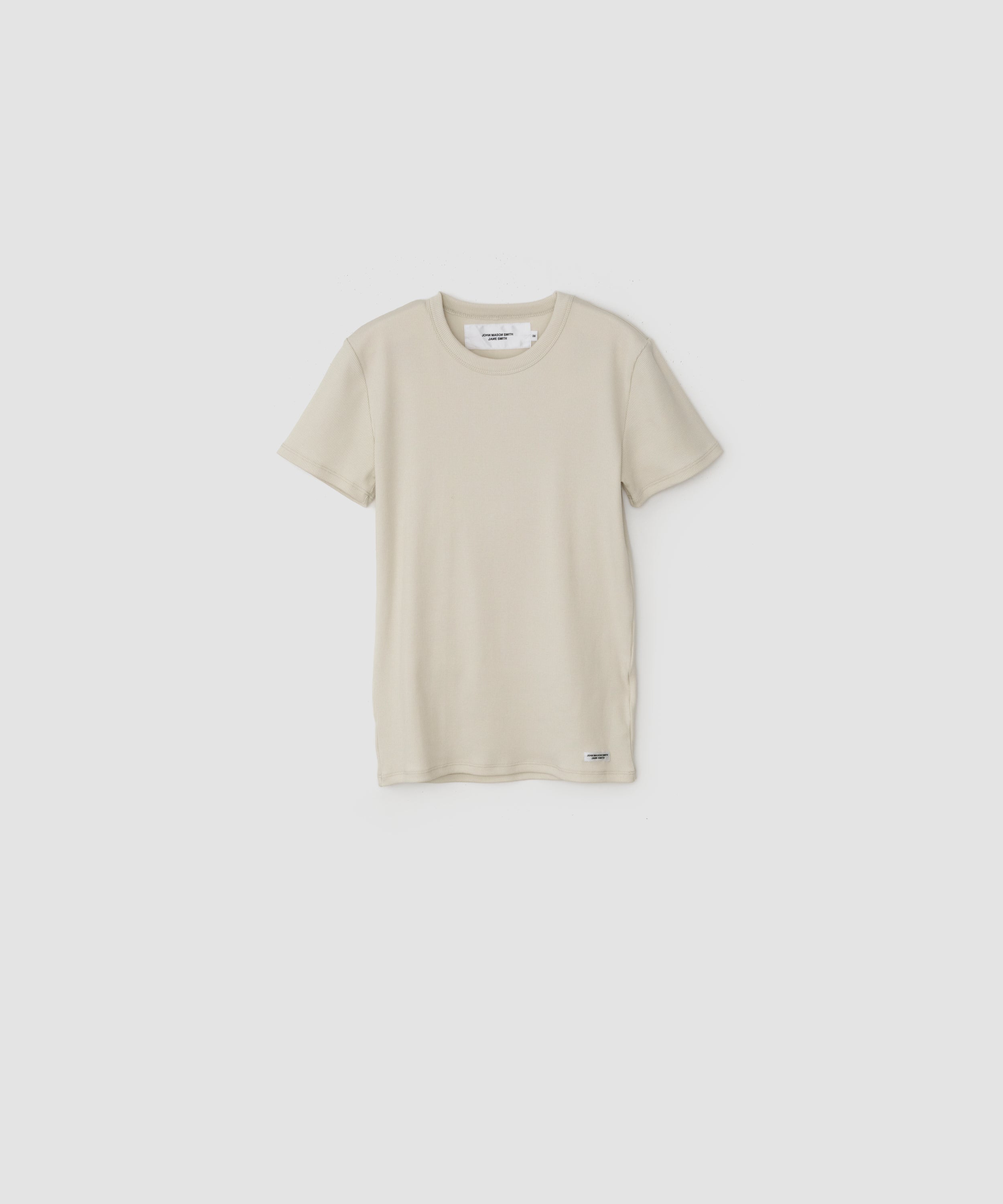 COTTON RAYON RIB COMPACT T-SHIRTS