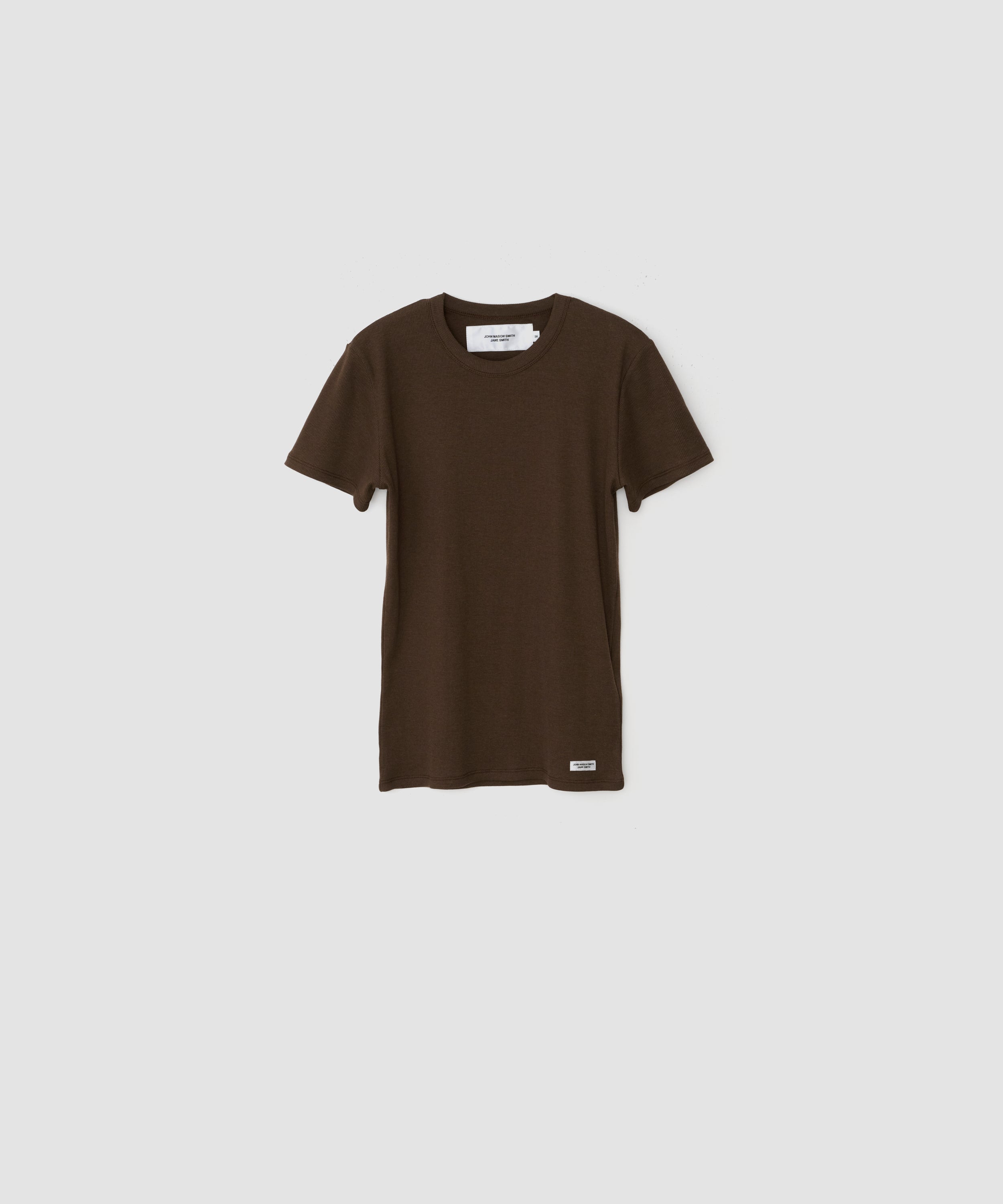COTTON RAYON RIB COMPACT T-SHIRTS