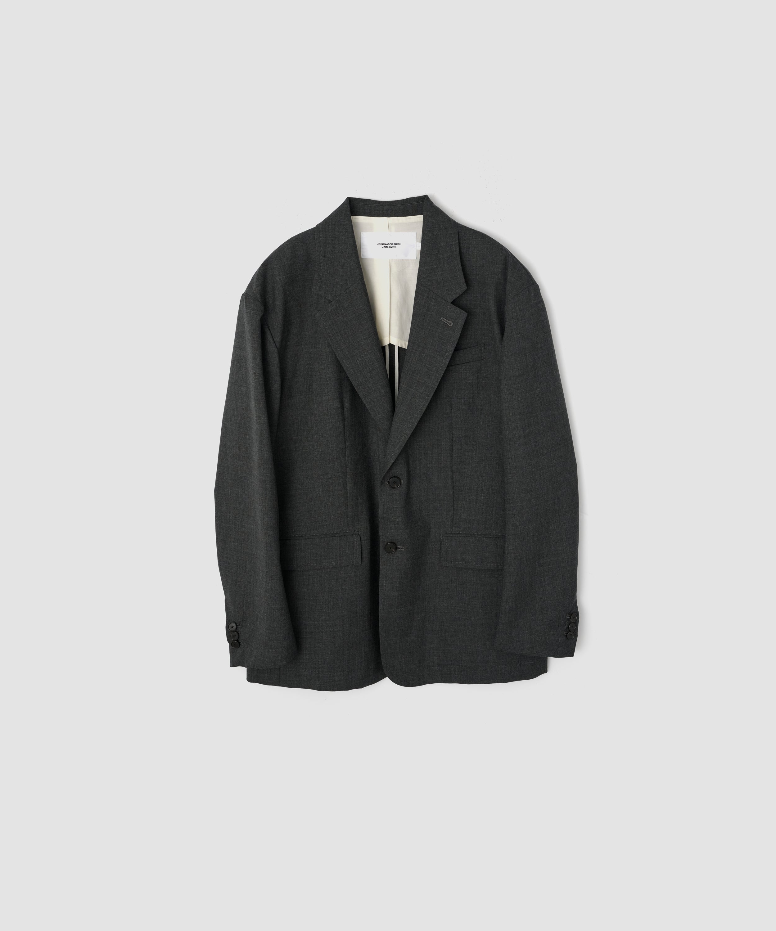 WOOL TROPICAL OVERSIZED 2B TAILORED JACKET