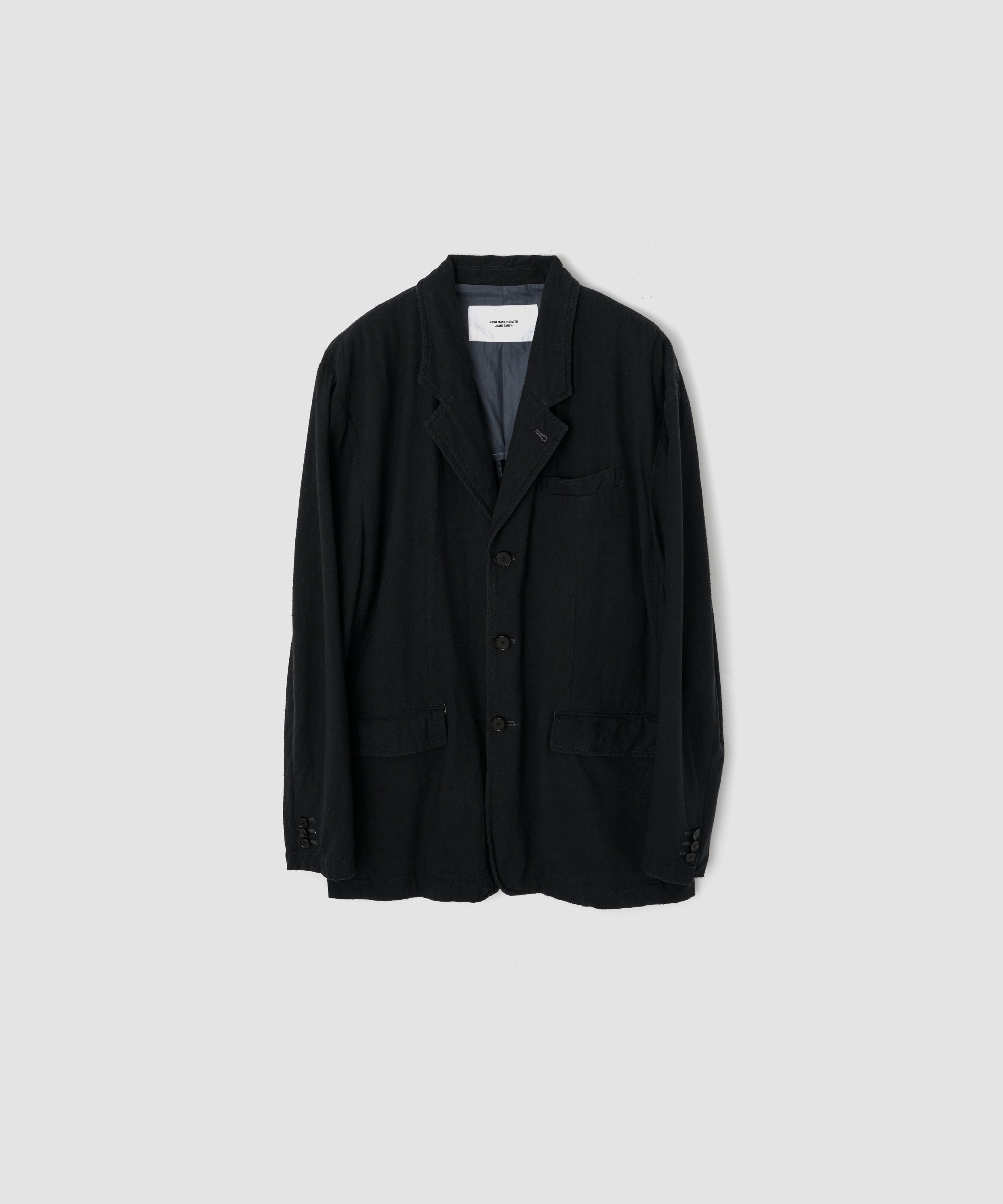 SILK NOIL GARMENT DYE OVERSIZED 3B TAILORED JACKET