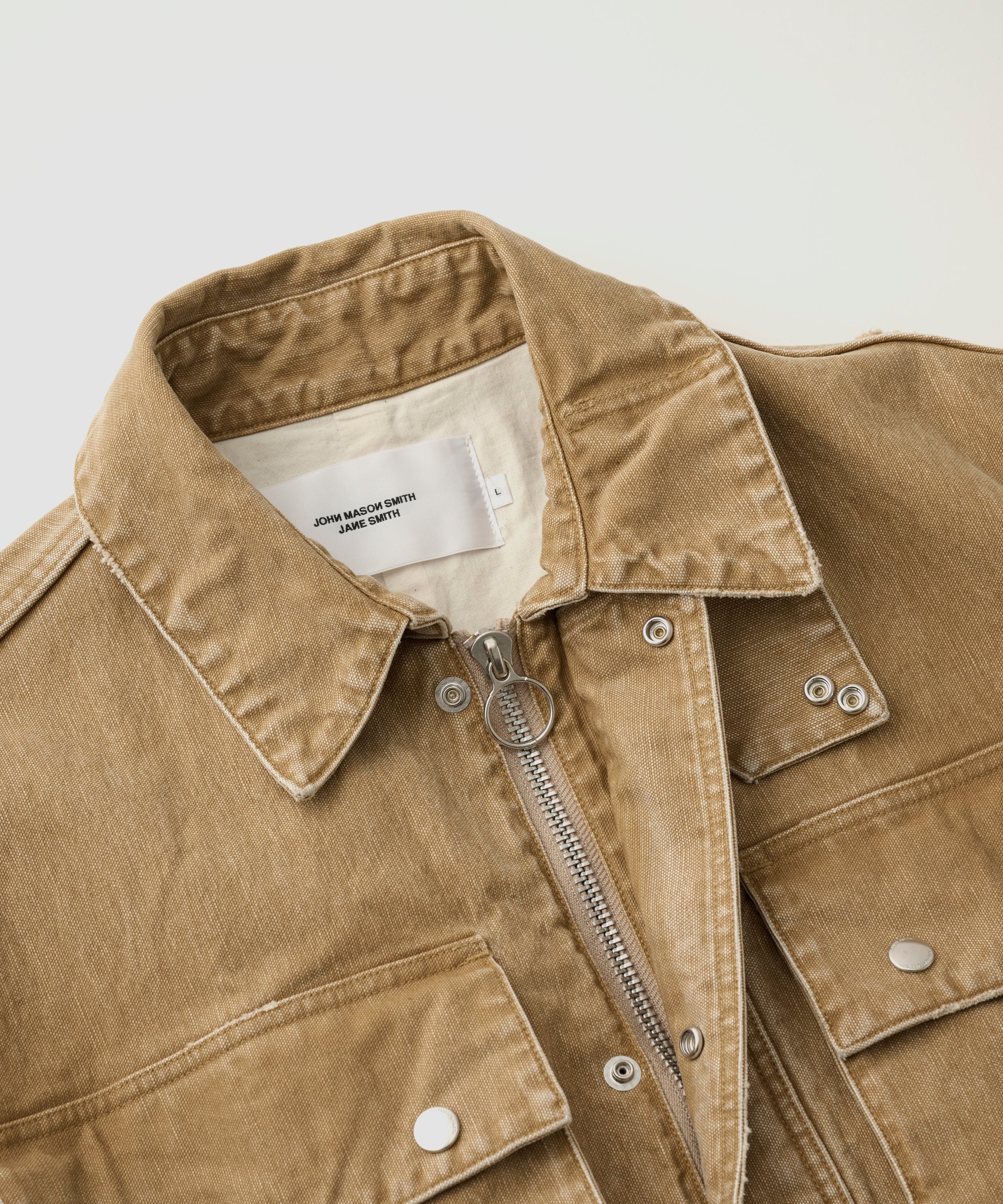 SULFUR DYE HEAVY DUCK CLOTH OVERSIZED HUNTING VEST