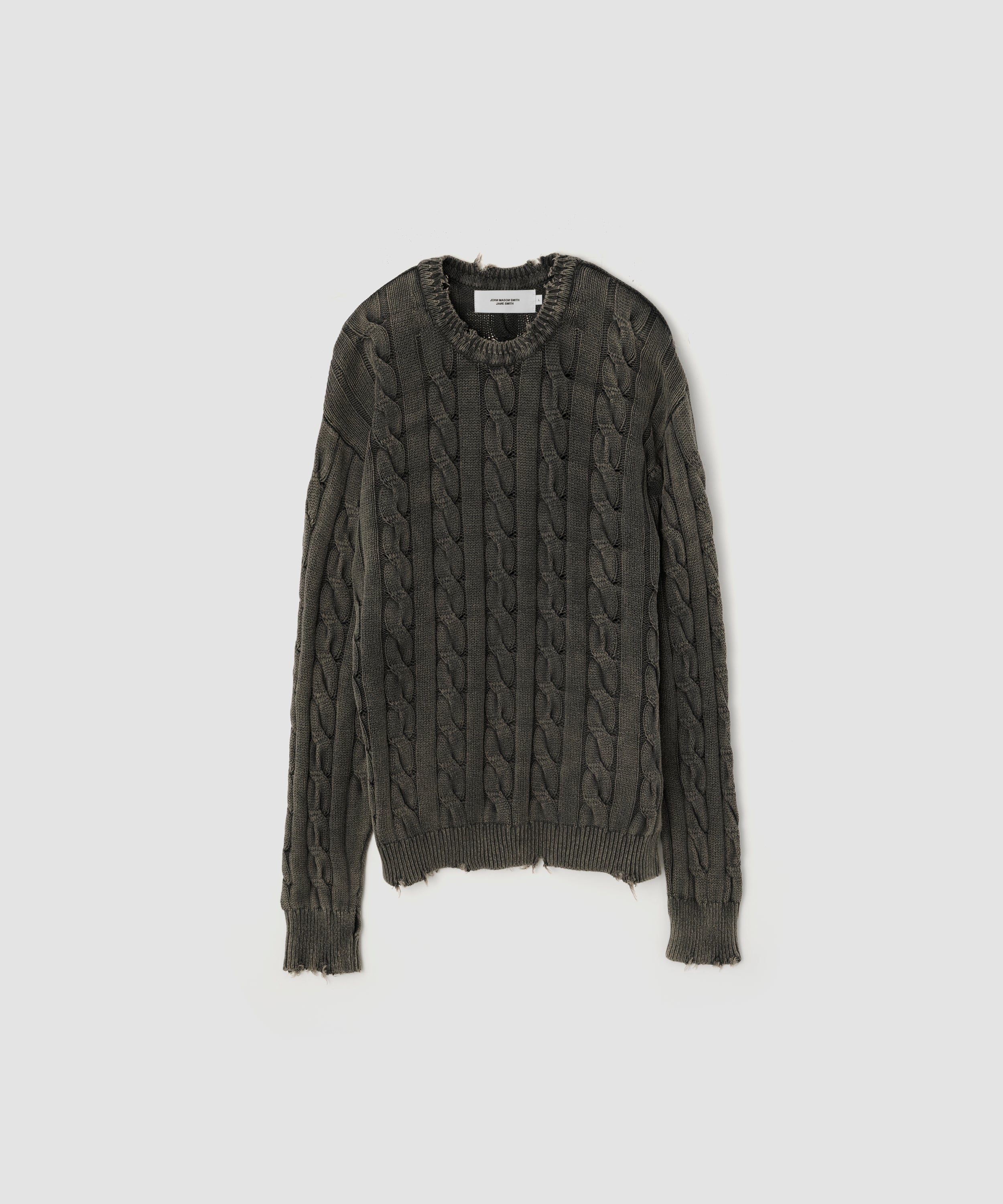 5G COTTON TILDEN DAMAGE SWEATER