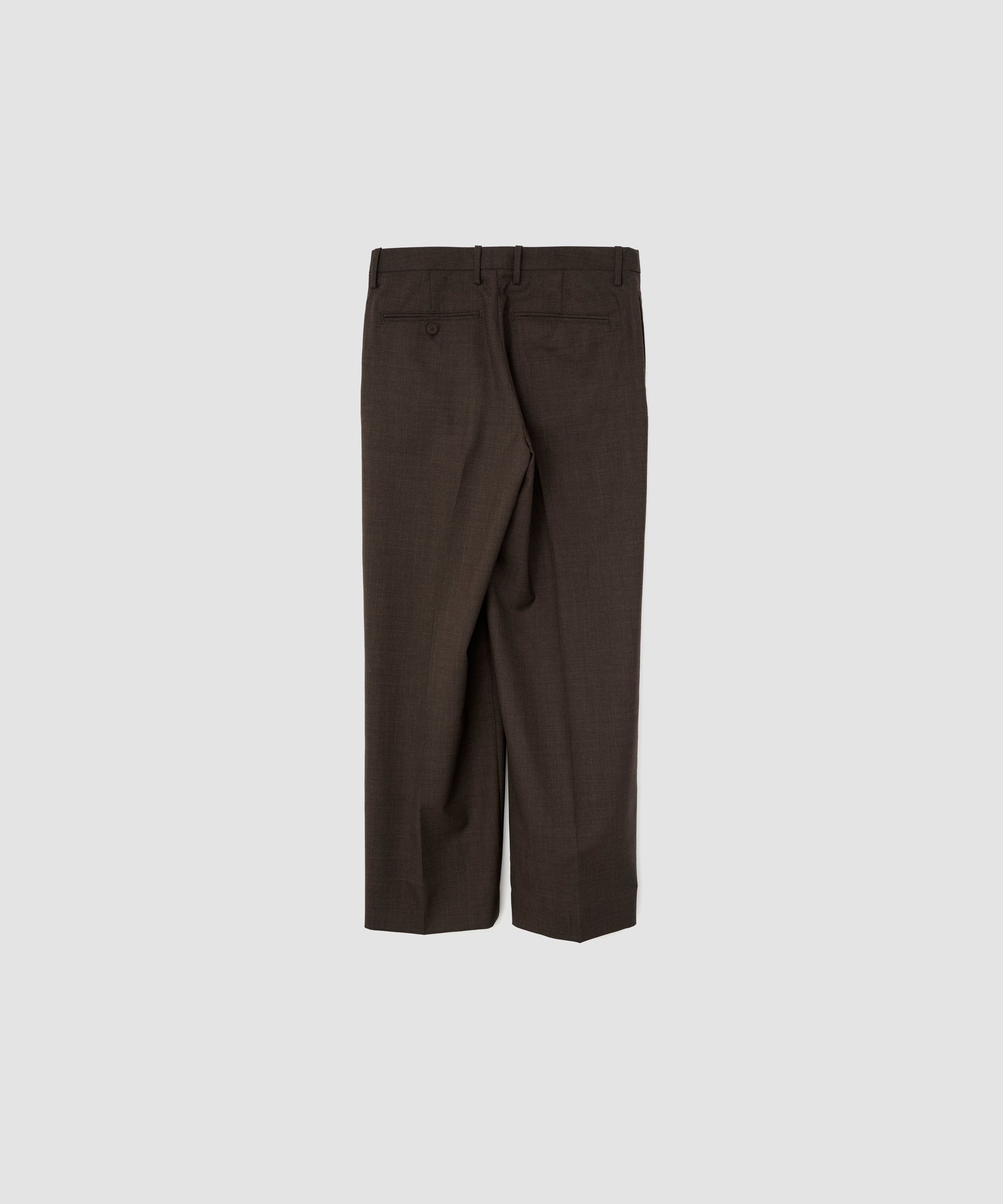 WOOL TROPICAL LOW WAIST TROUSER