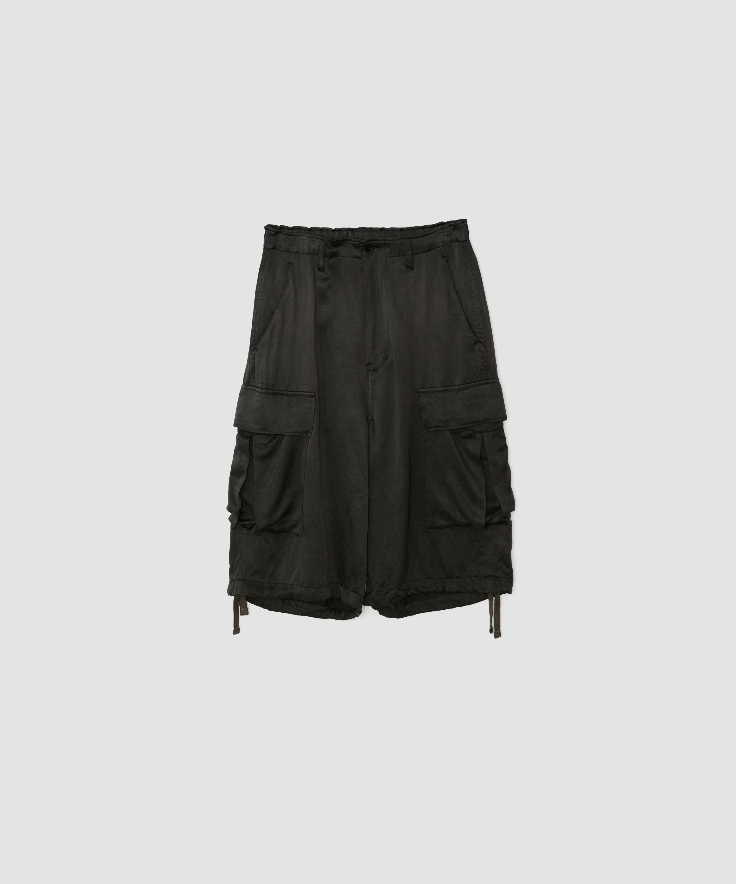 WASHED CUPRO 6 POCKET SHORTS