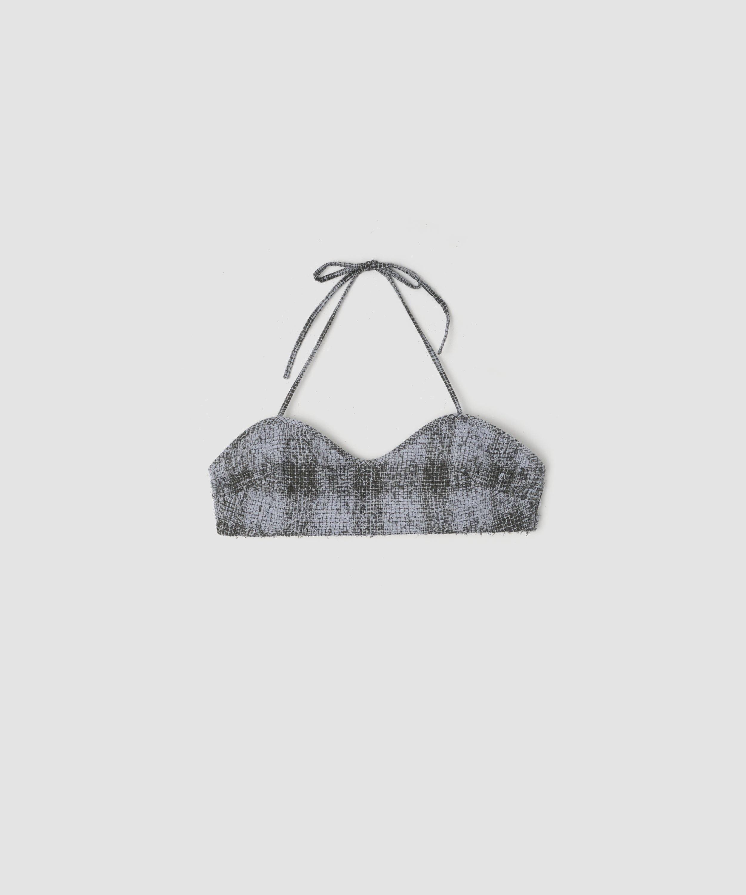 COTTON FLANNEL NEEDLE PUNCH BRALETTE