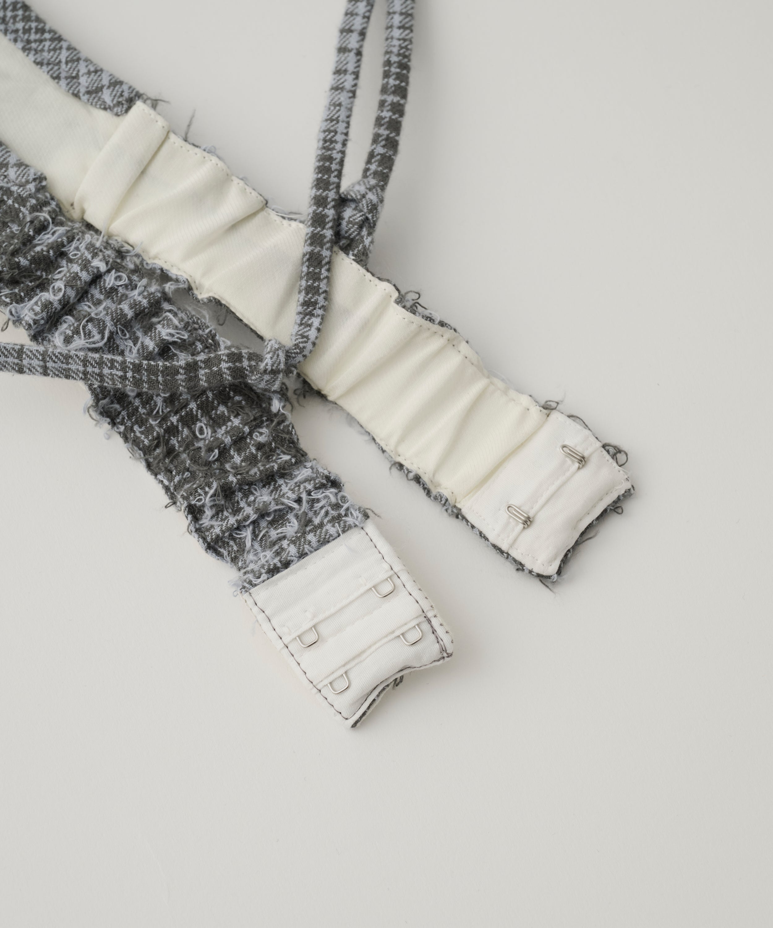 COTTON FLANNEL NEEDLE PUNCH BRALETTE