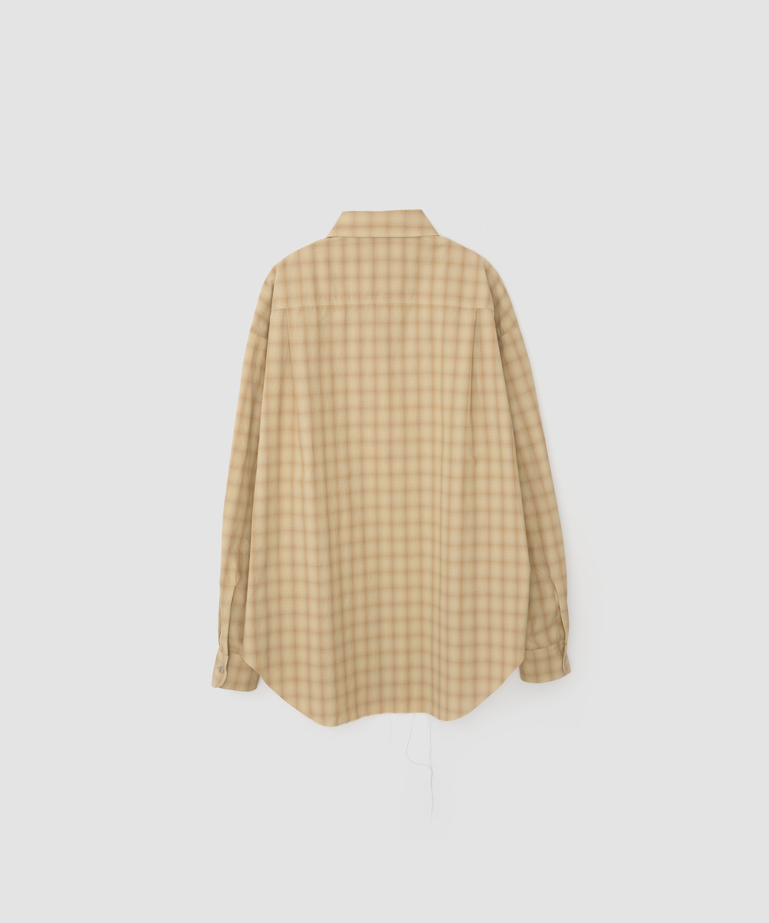 POLYESTER SHADOW CHECK WORK SHIRT