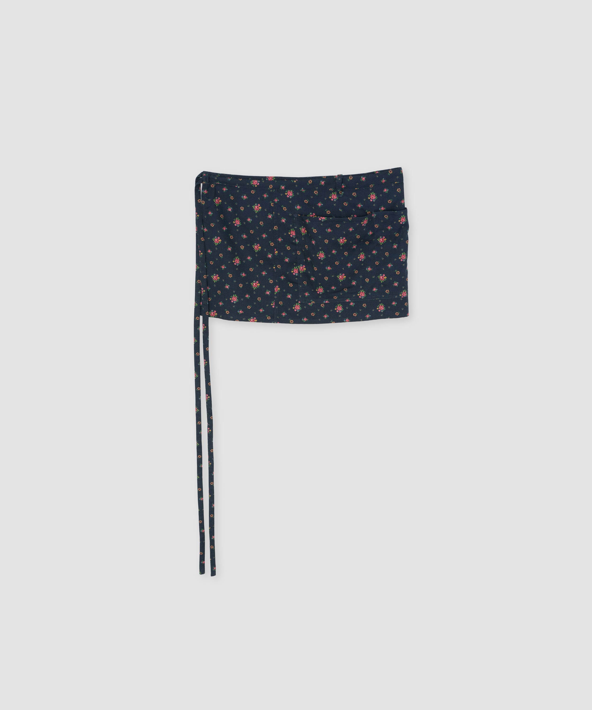 FLOWER PRINT WAIST APRON