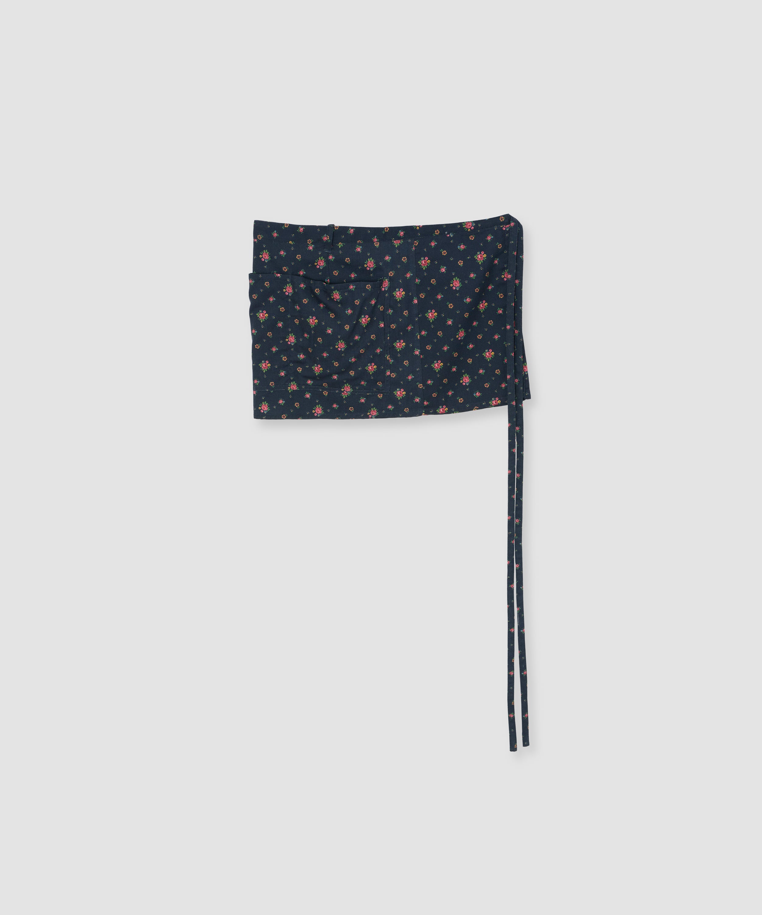 FLOWER PRINT WAIST APRON
