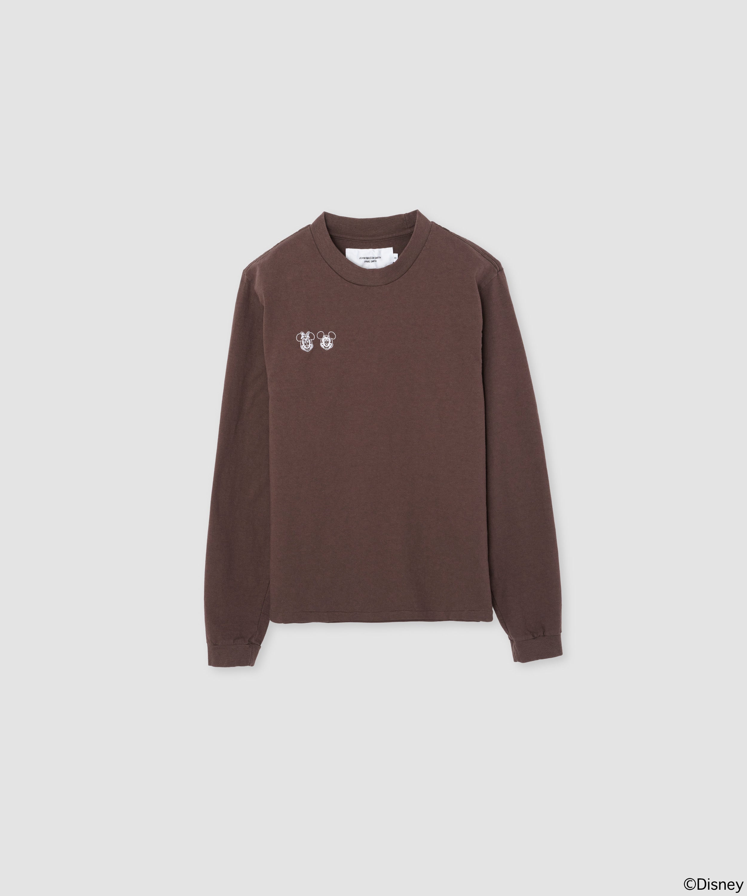 MICKEY & MINNIE FACE L/S T-SHIRT