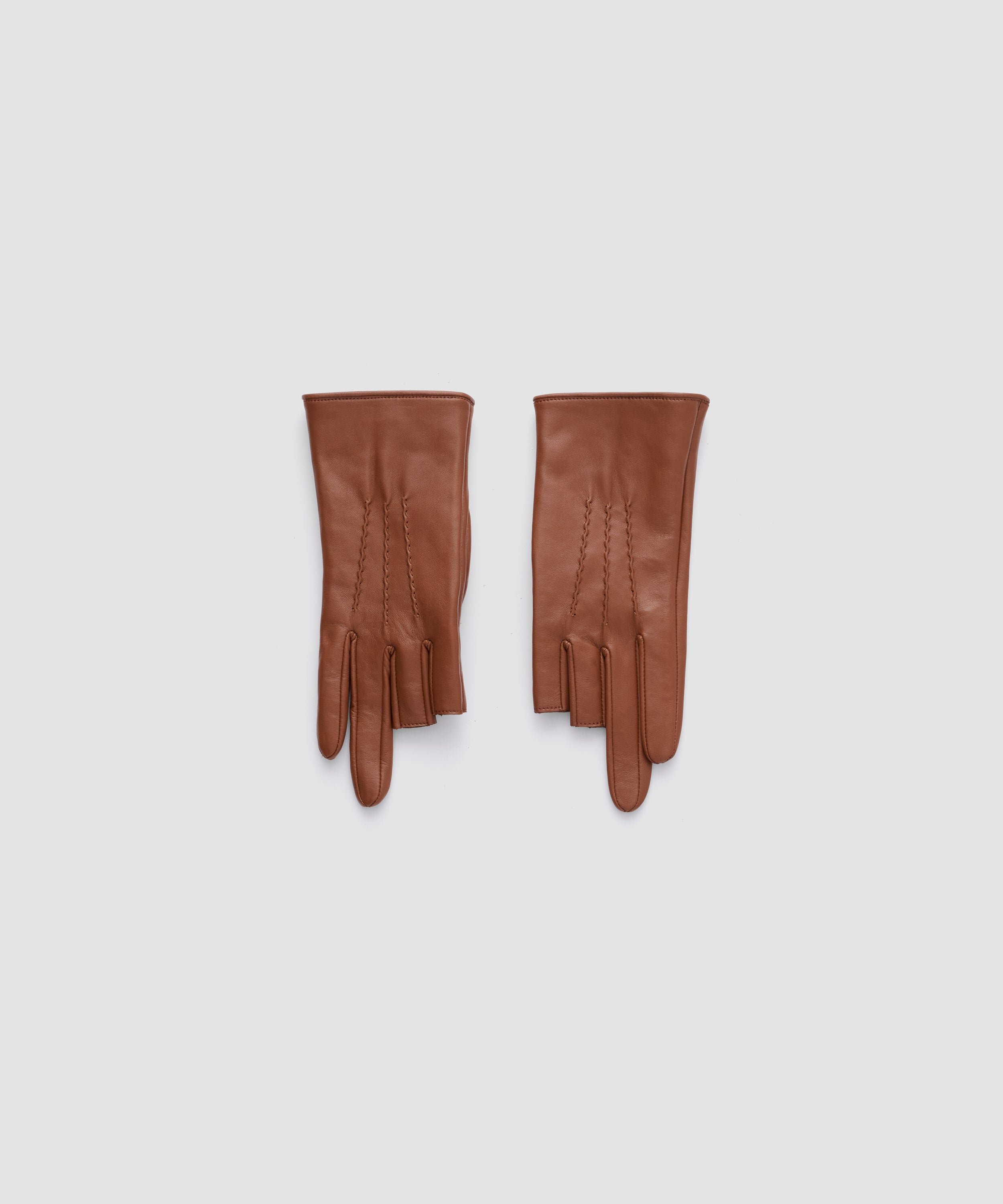LAMB LEATHER THREE FINGERLESS GLOVE