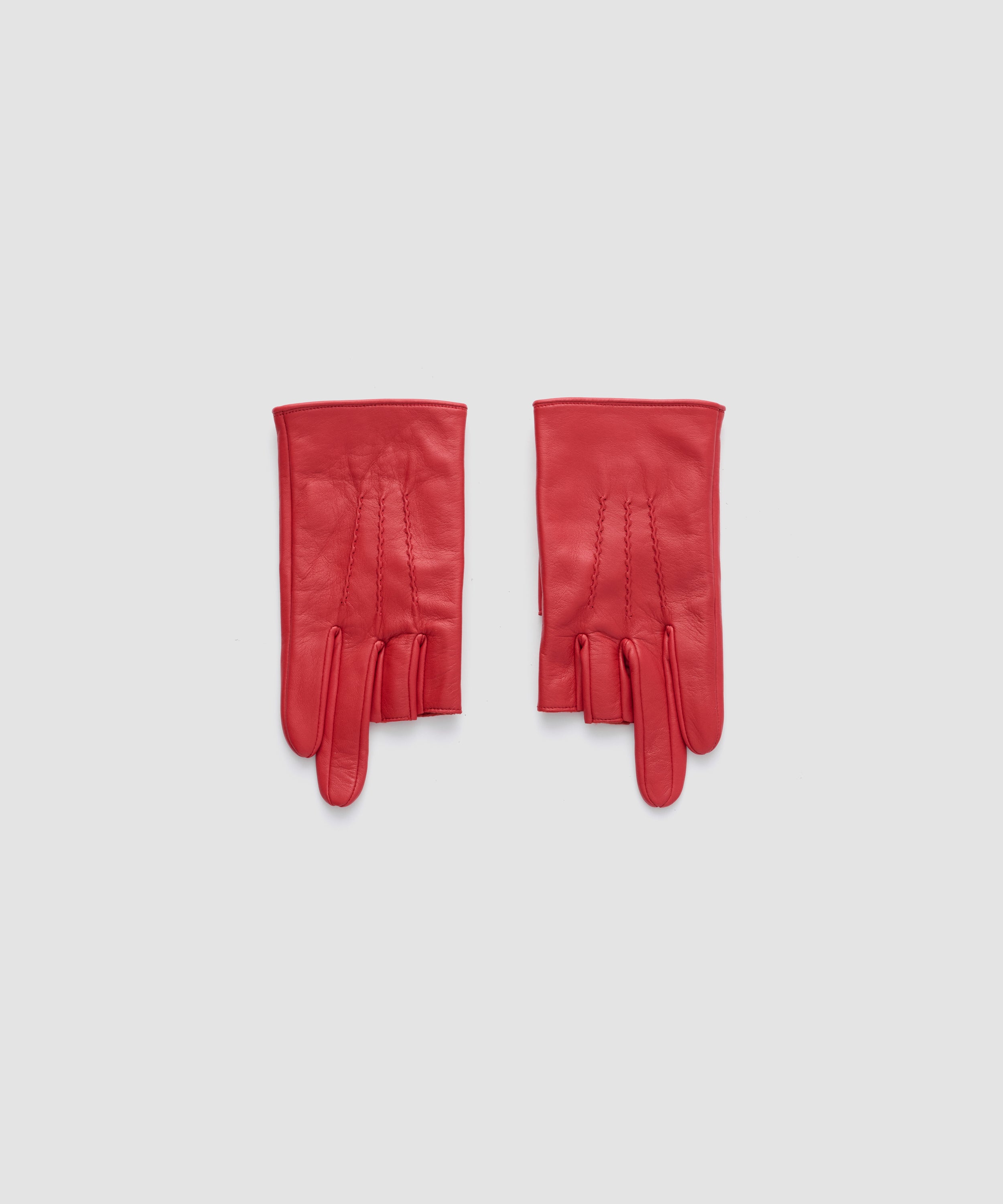 LAMB LEATHER THREE FINGERLESS GLOVE