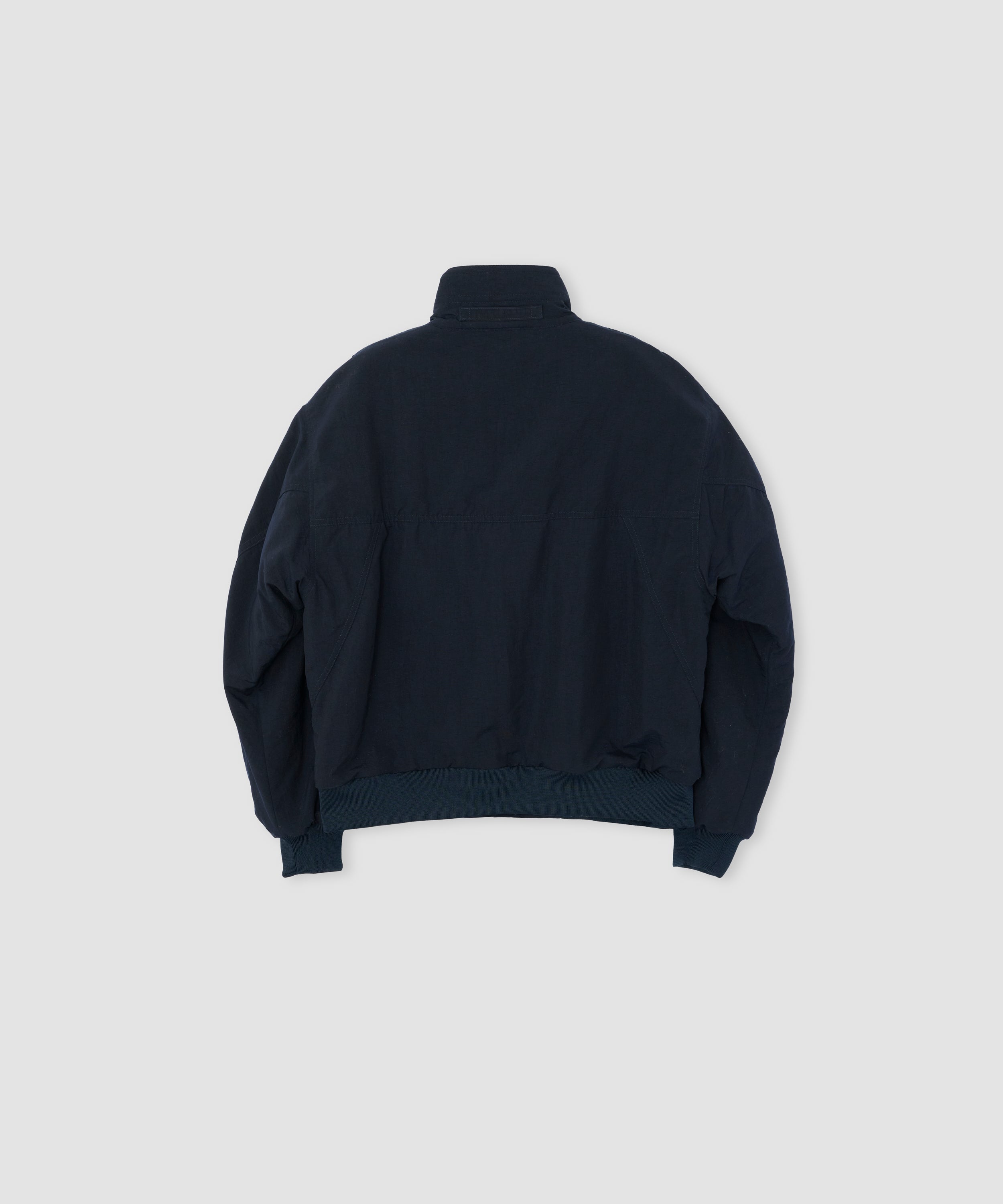 NYLON TASLAN REVERSIBLE SHELLED FLEECE JACKET